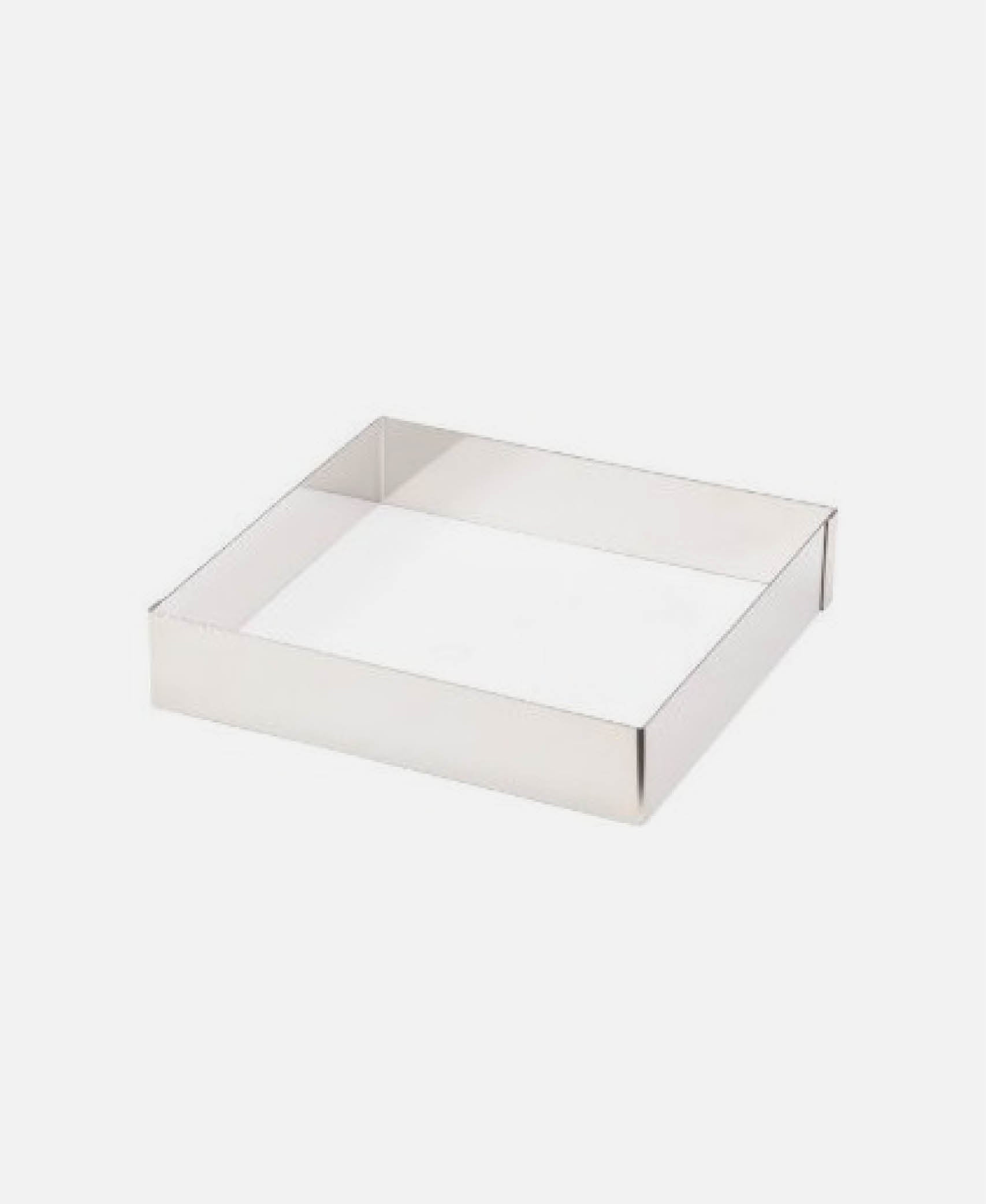 Molde Cuadrado - Inox 20 x 20 h 4 cm