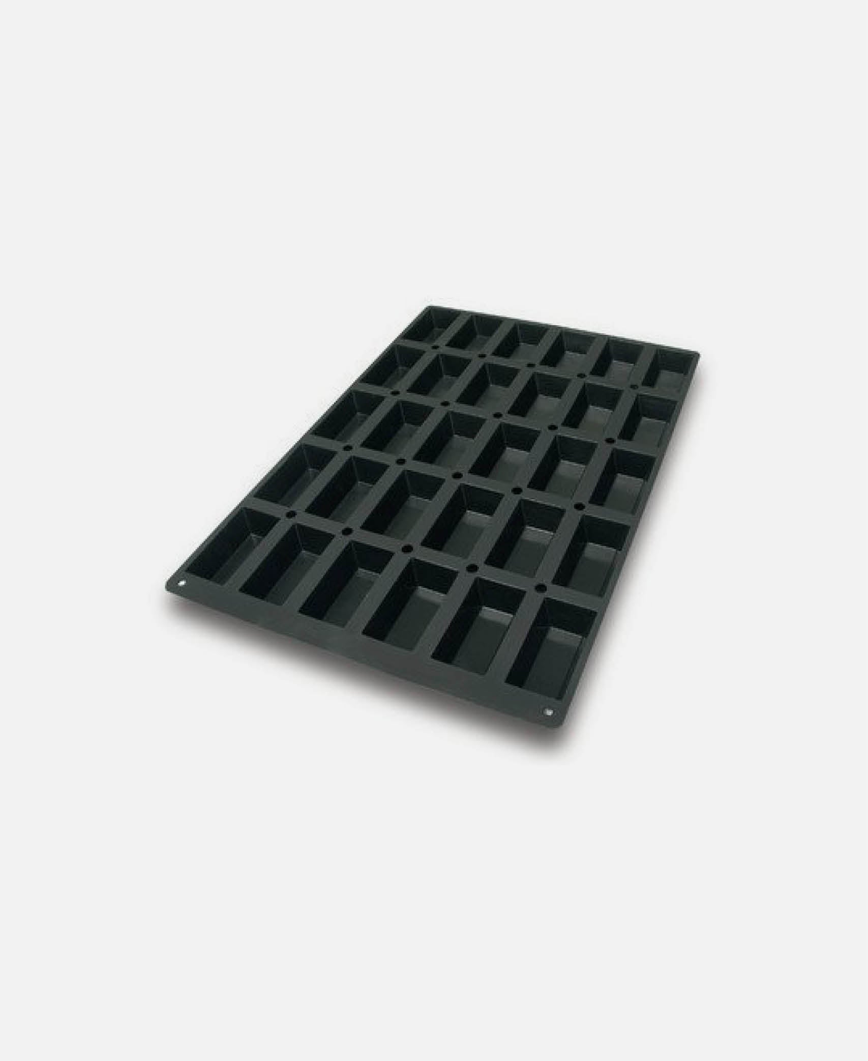 Molde Mini Tartas 30 Cavidades - Negro 60 x 40 cm
