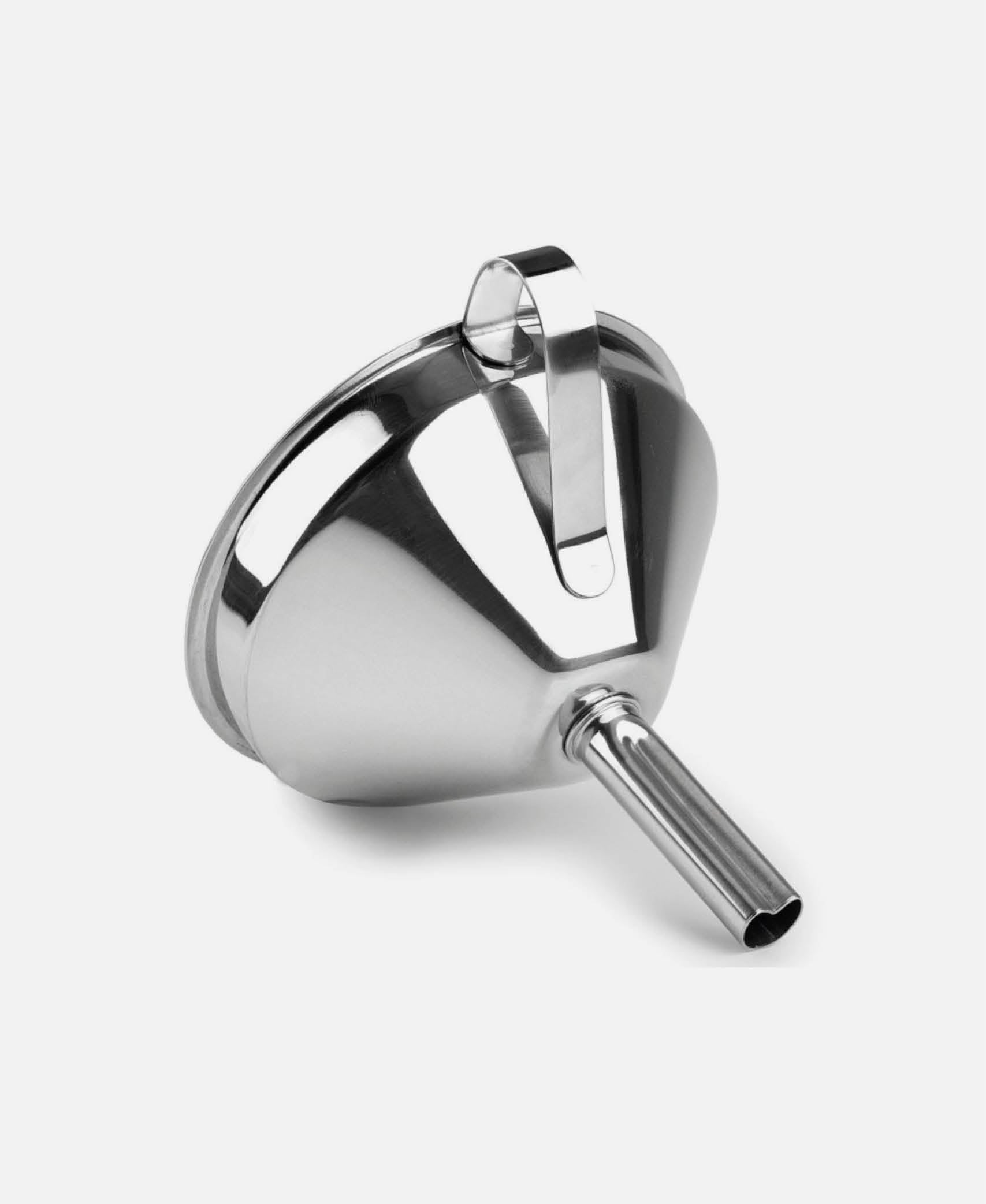 Embudo Con Filtro - Inox 10 cm