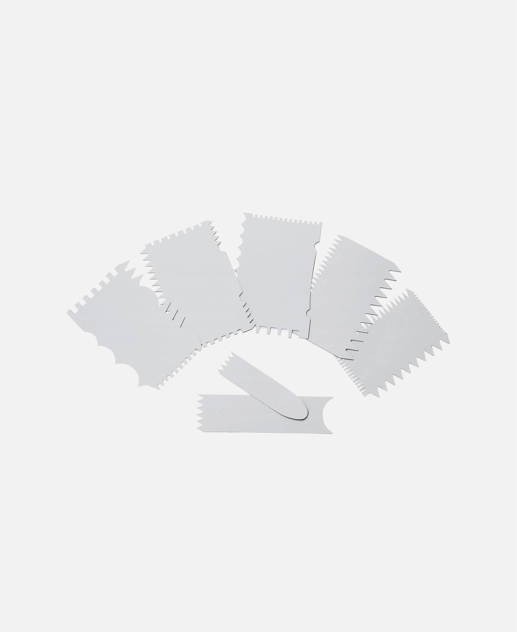 Juego Peines Decoración Set 7 - Blanco