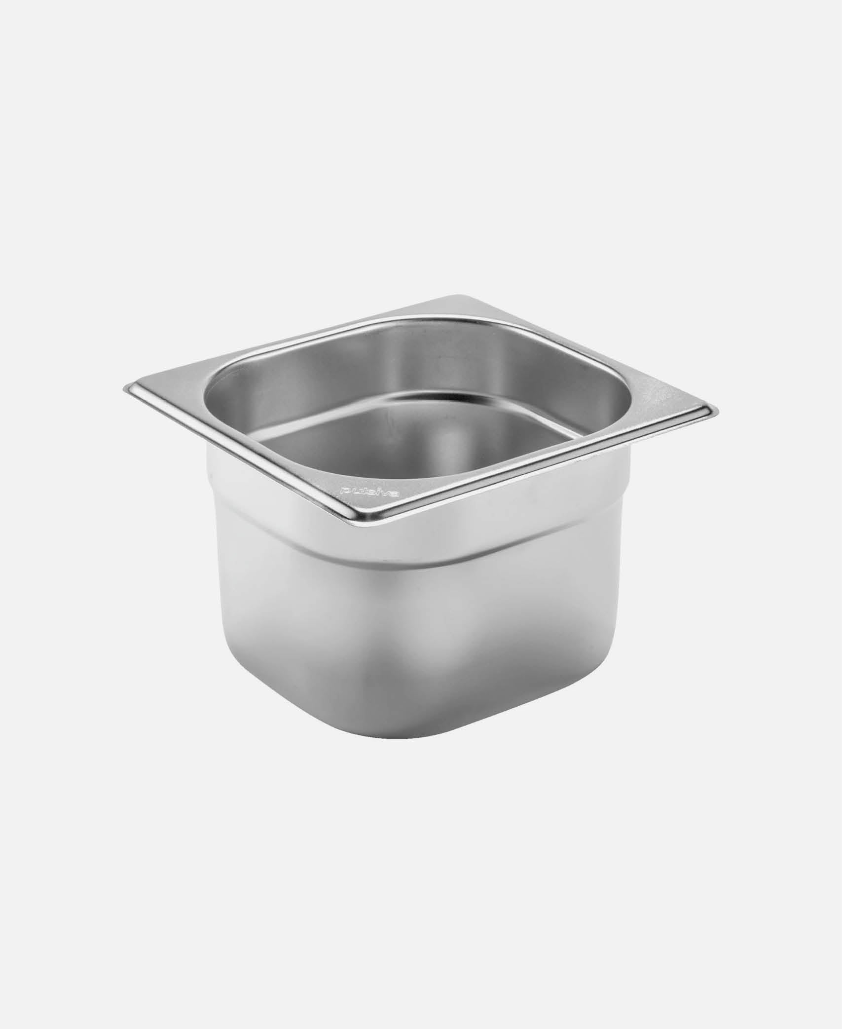 Cubeta GN 1/6 - Inox 17,6 x 16,2 h 6,5 cm