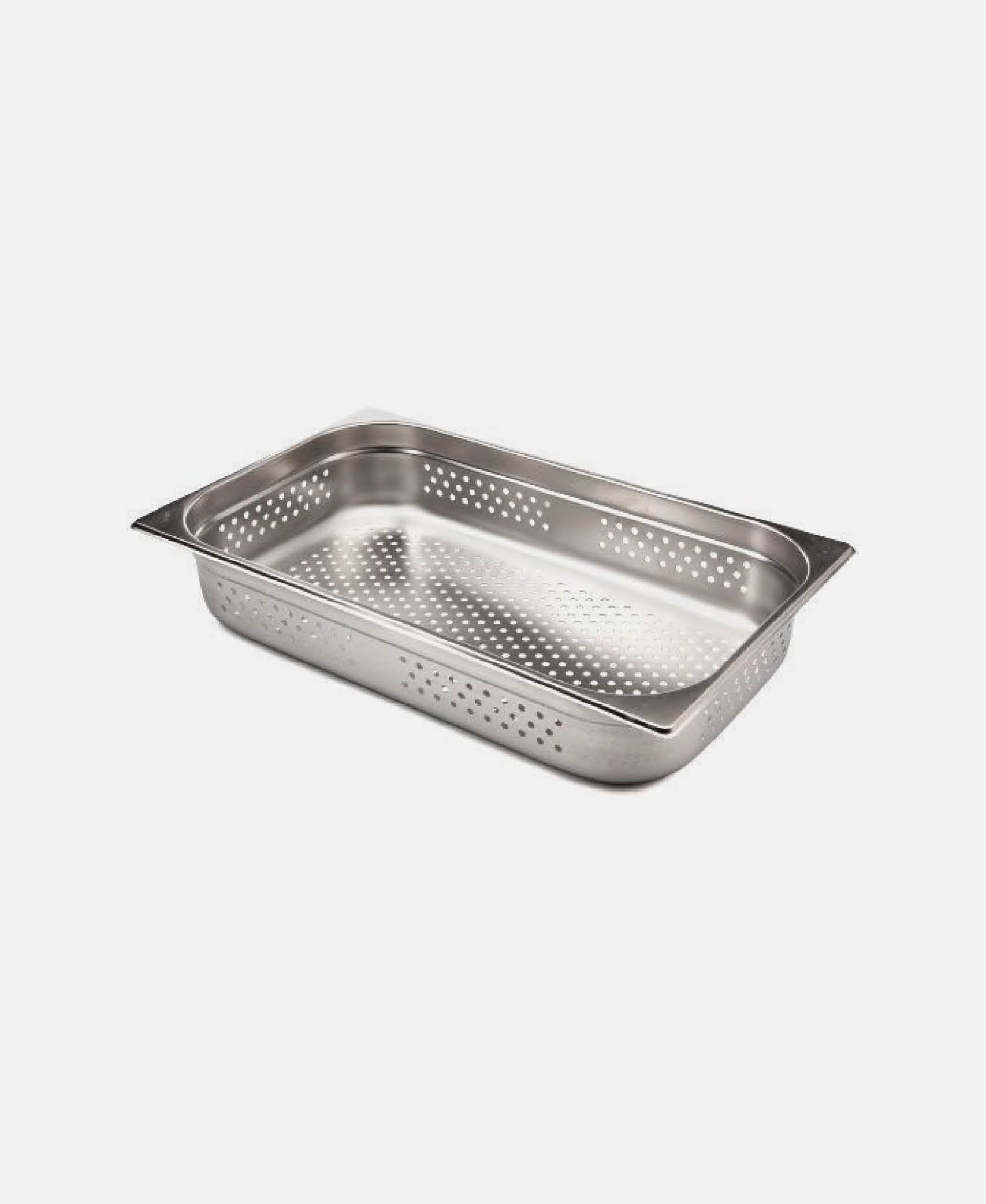 Cubeta Perforada GN 1/1 - Inox 53 x 32,5 h 6,5 cm