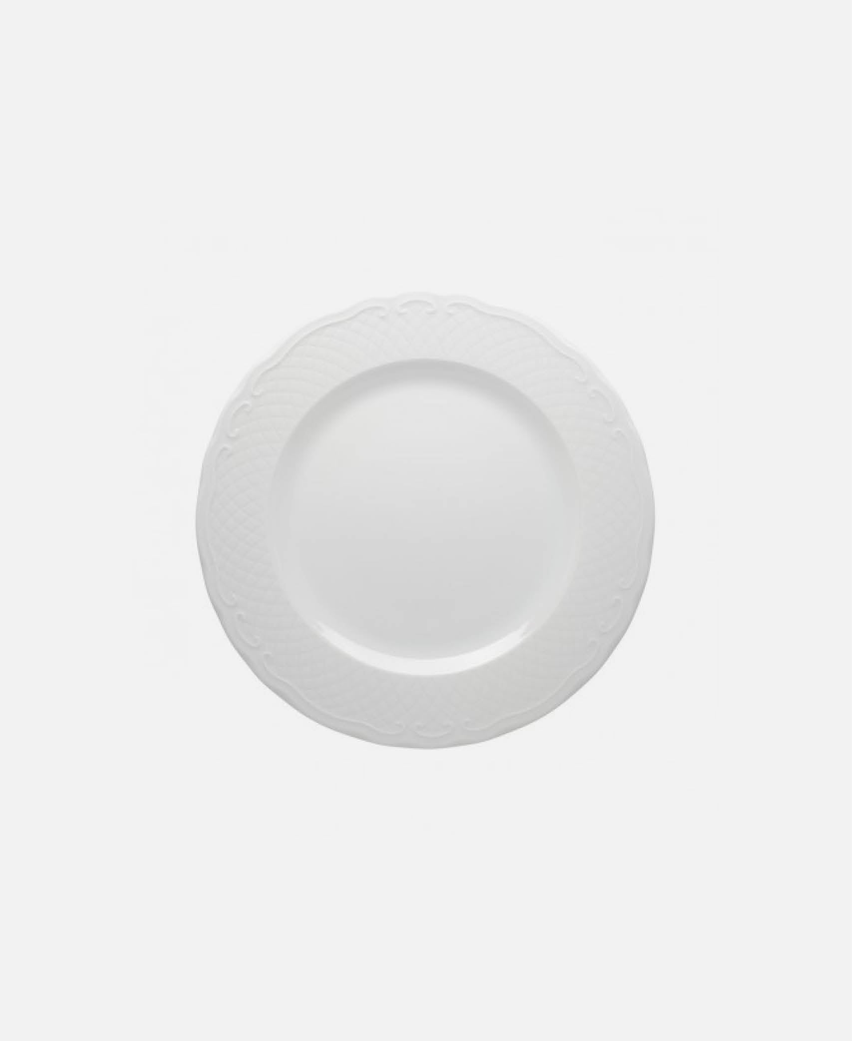 Plato llano Escorial - Blanco