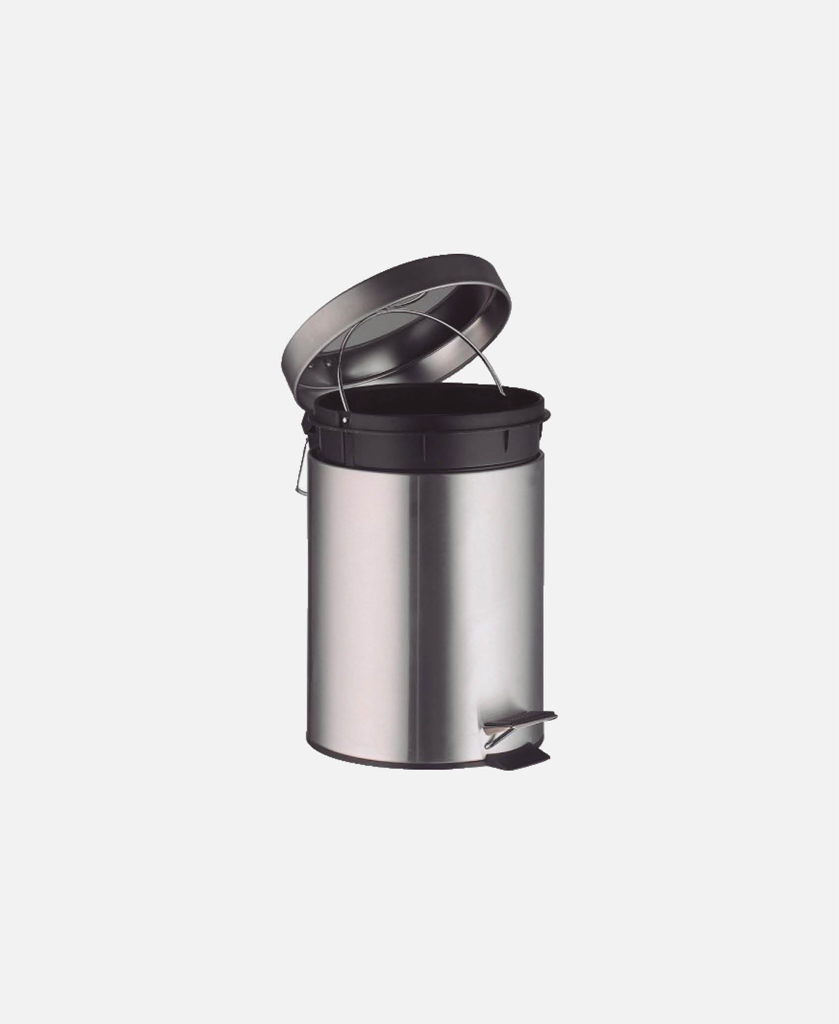 Papelera Con Pedal - Inox Ø 20,5 h 28 cm (5 l)