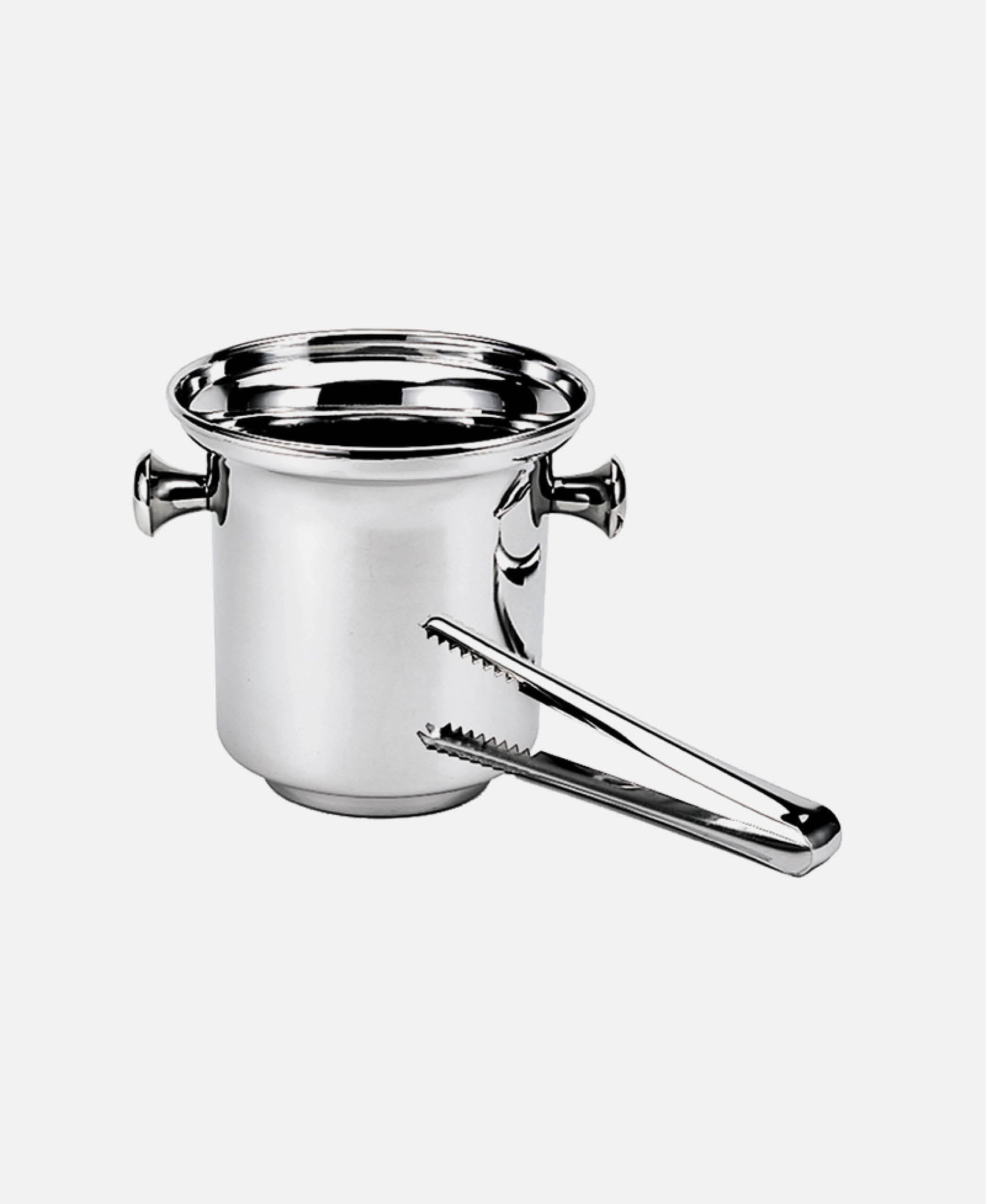 Cubitera Hielo Con Pinzas - Inox 14 x 14 cm (1,25 l)