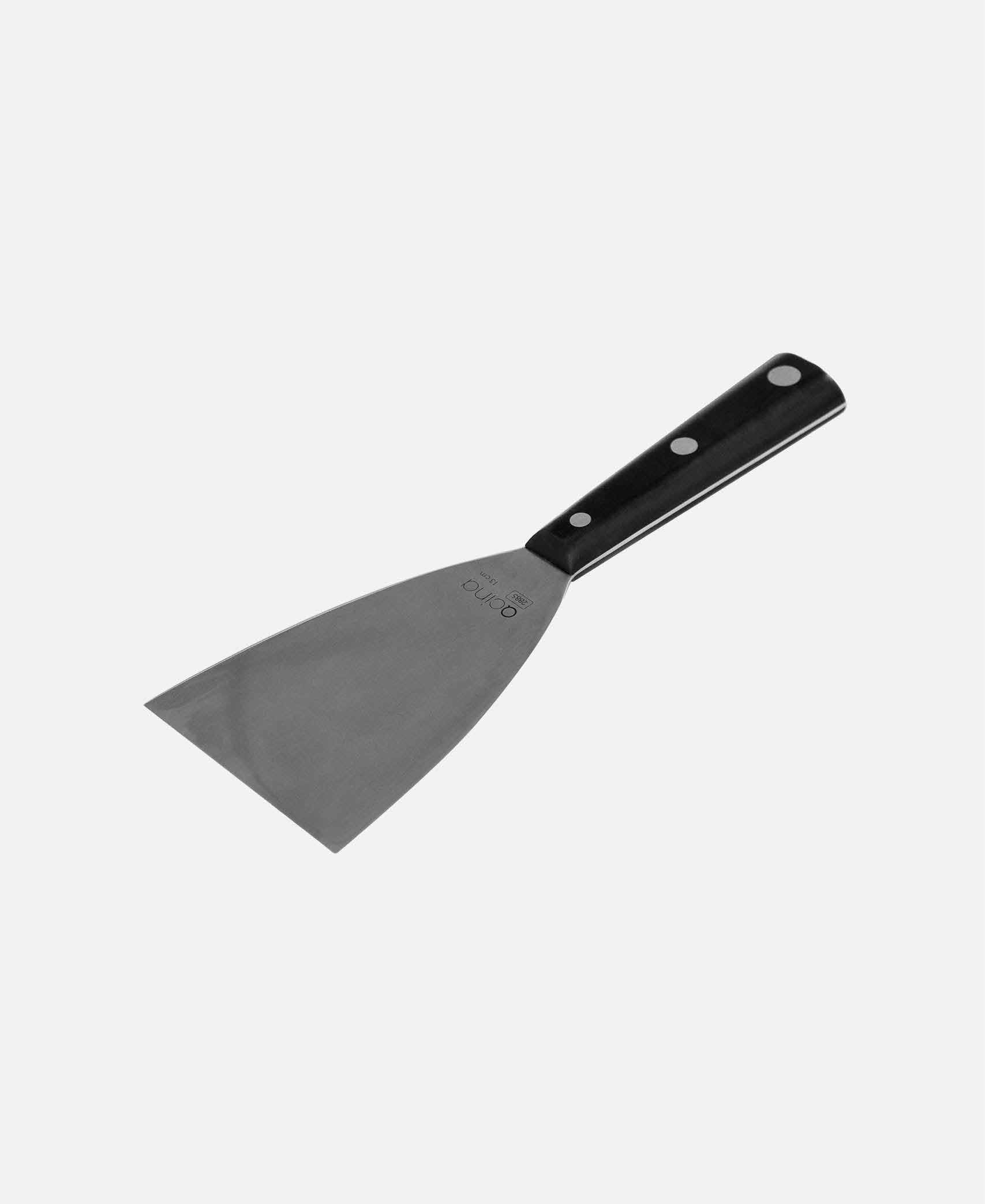 Espátula Plancha Mango Sólido - Negro 11,5 x 10 cm