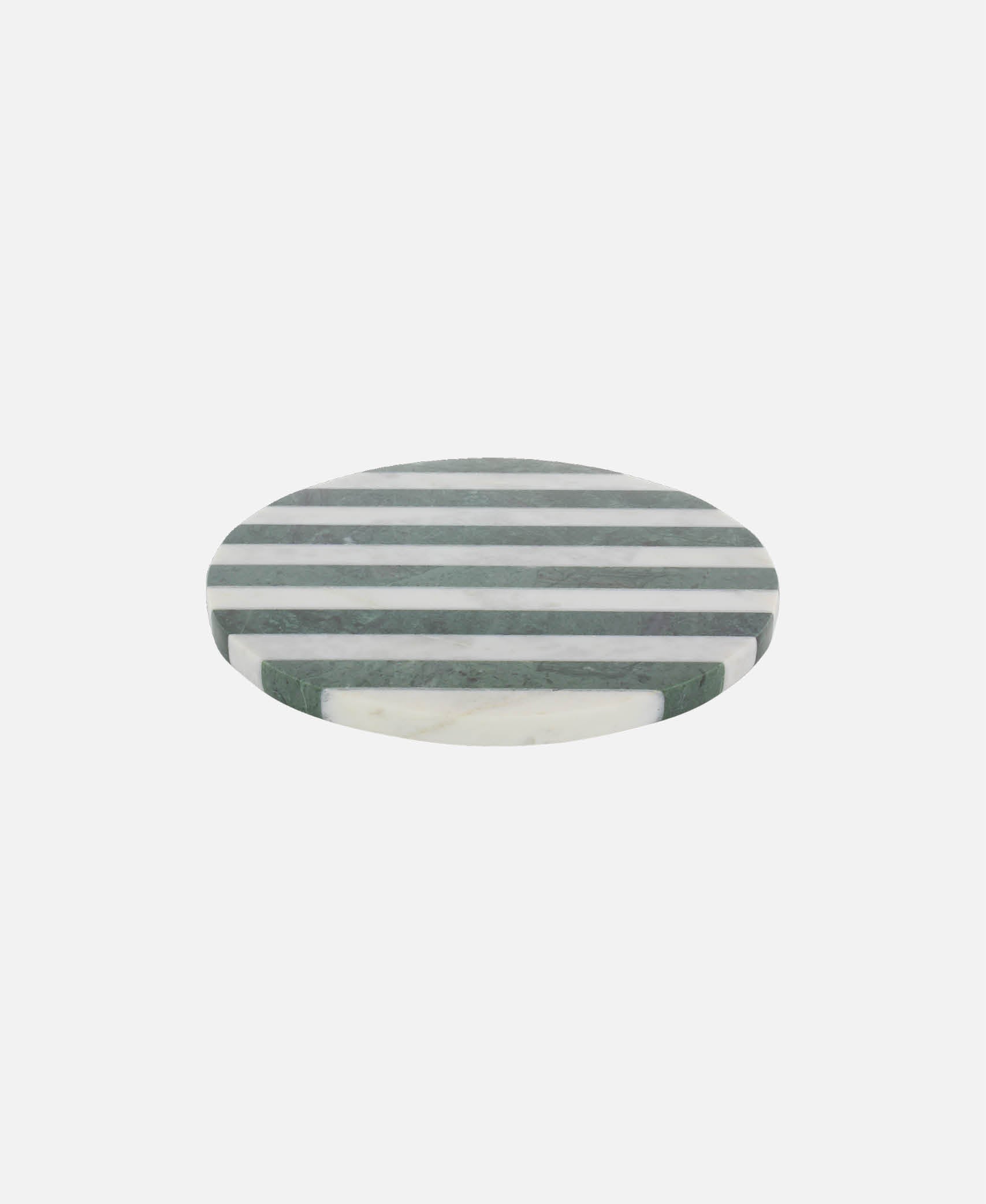 Bandeja plana redonda Spotlights - Verde