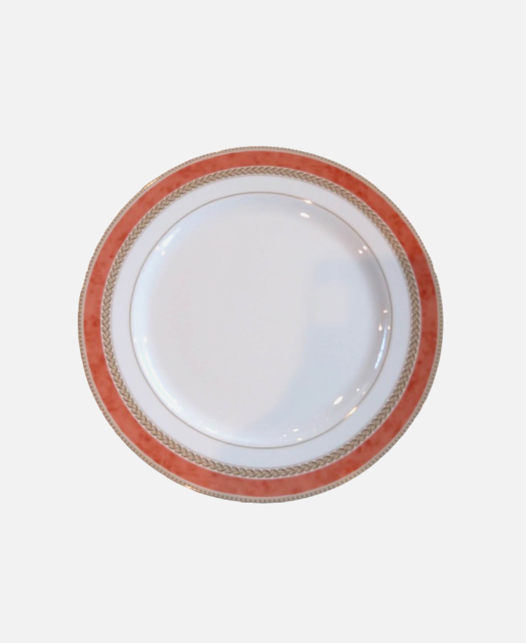 Plato llano piazza  - Blanco