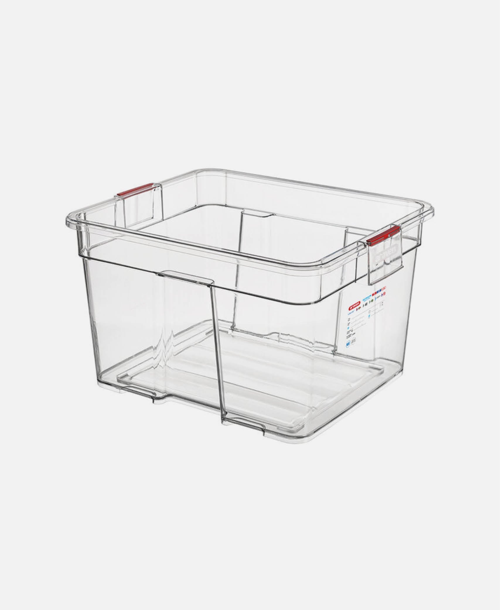 Cubeta GN 2/1 - Transparente 65 x 53 h 38 cm