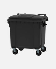 Contenedor Con Tapa - Negro 1373 x 1073 h 1354 cm (1100 l)