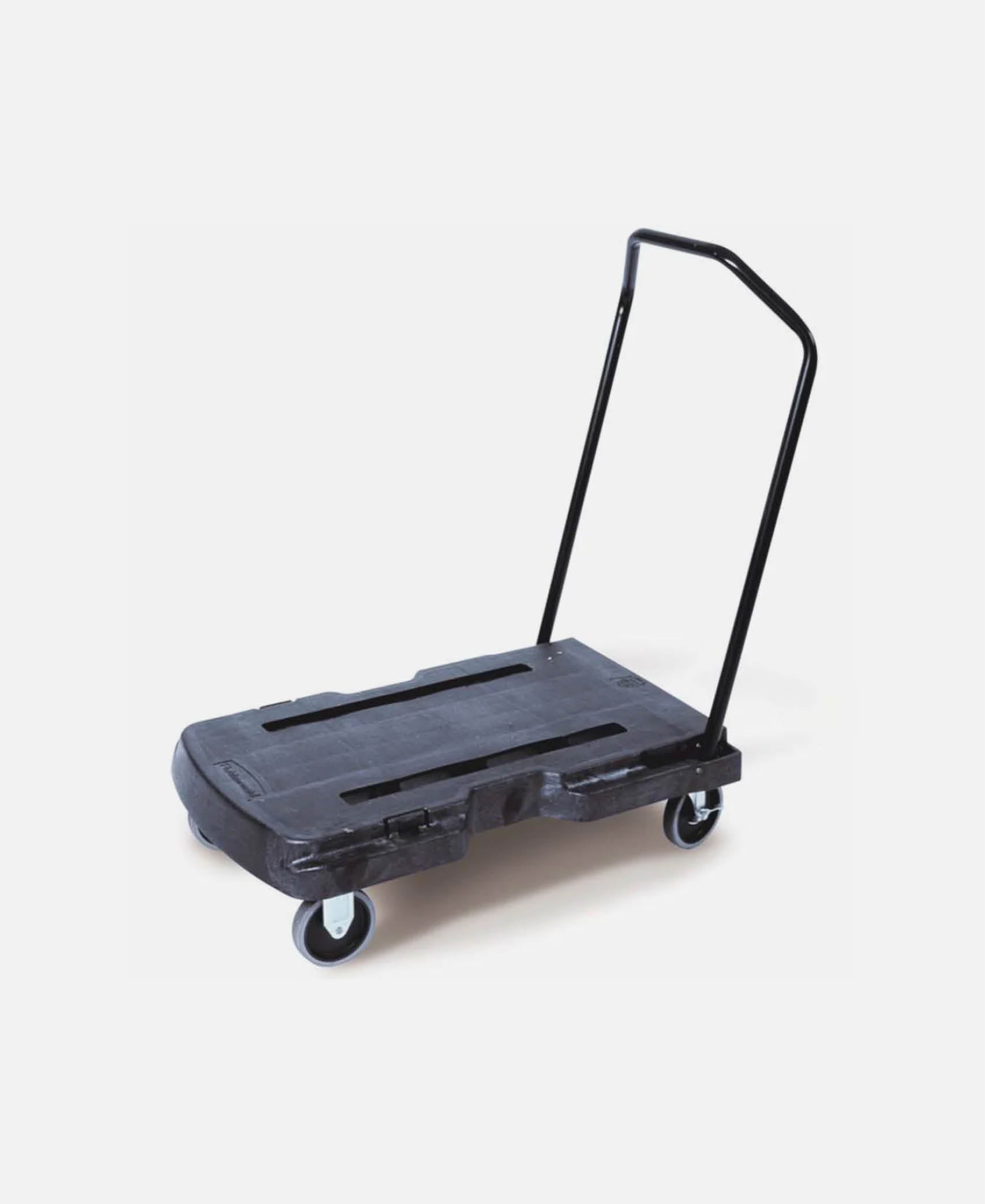 Plataforma Triple Trolley - Negro 82,6 x 52,1 cm