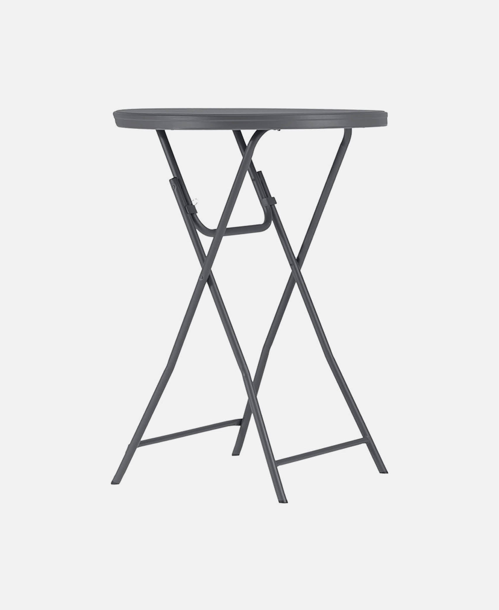 Mesa Cocktail New Classic - Gris Oscuro Ø 81,3 x 110 cm