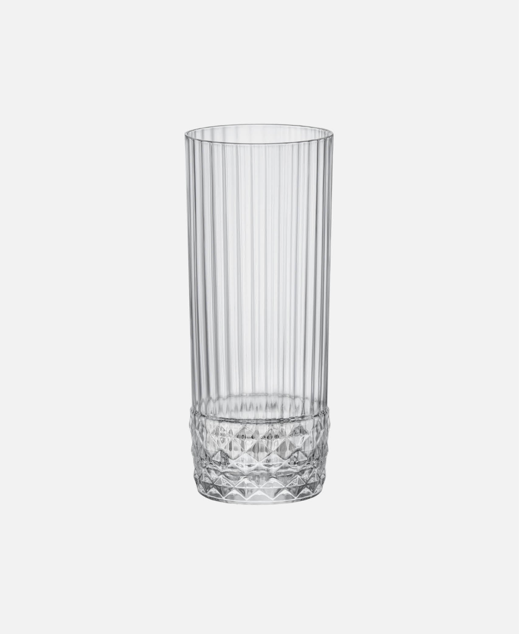 Vaso Alto America 20´s - Transparente Ø 6,8 x 15,8 cm (40 cl)