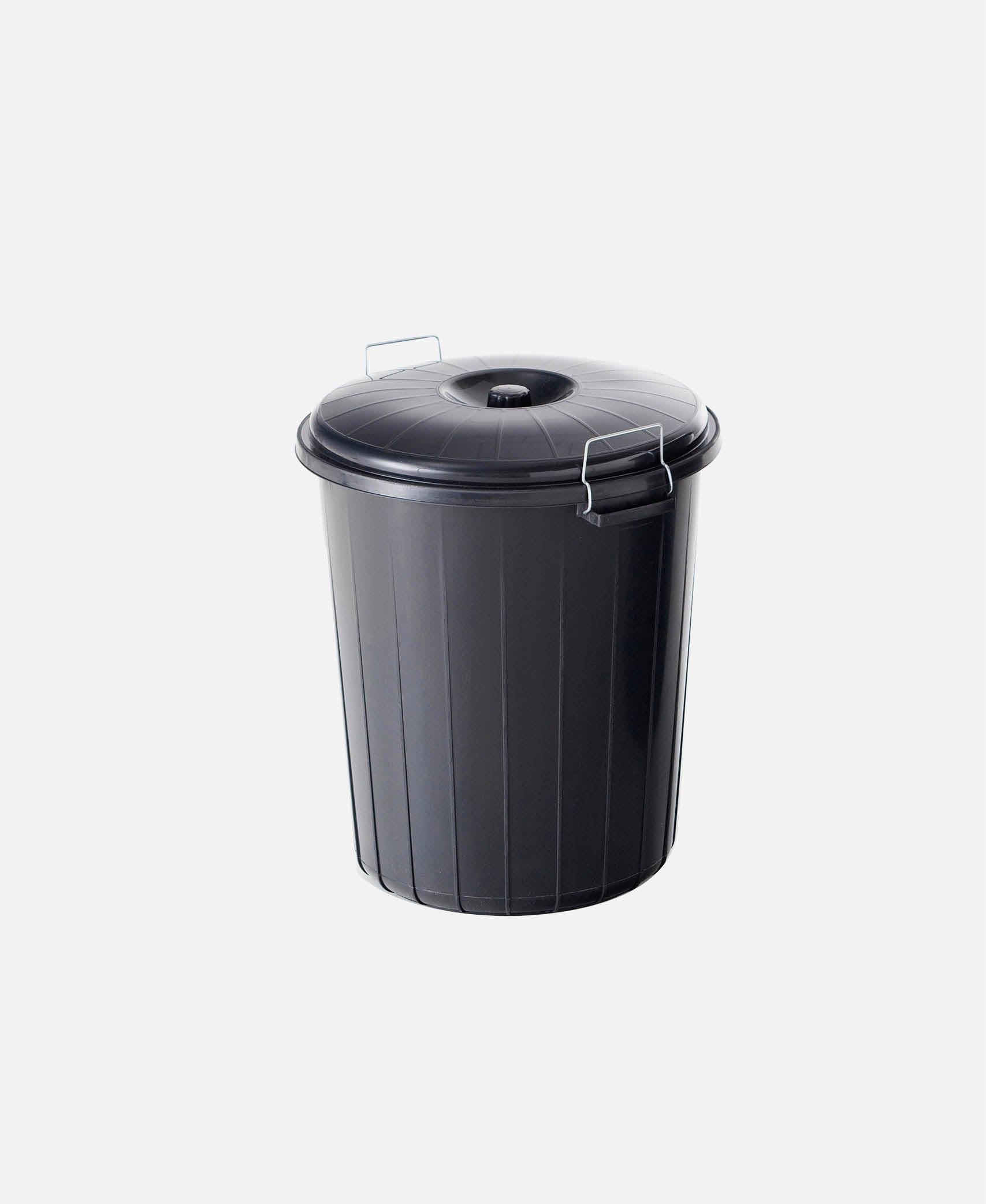Cubo basura c/ tapa  - Negro