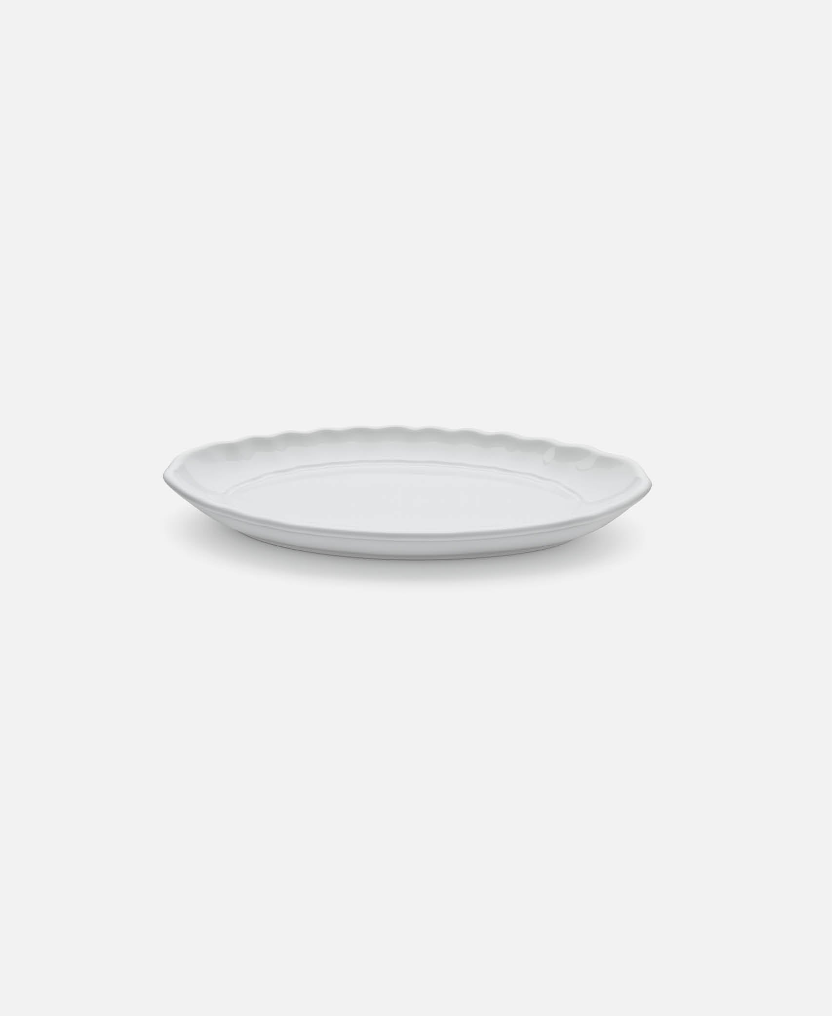 Plato oval  - Blanco