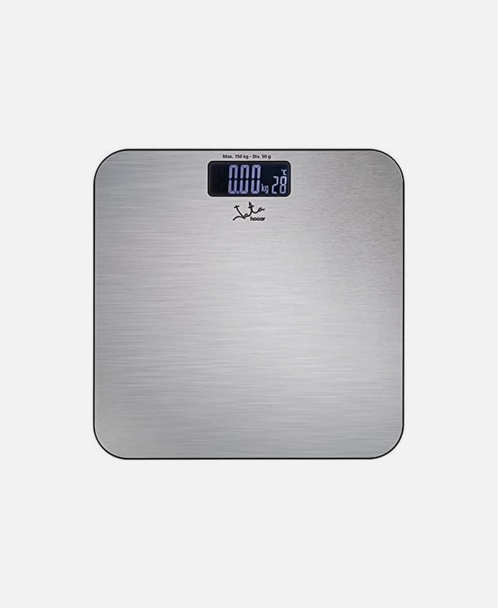 Jata - Báscula Baño Inox 32,5 x 2 cm