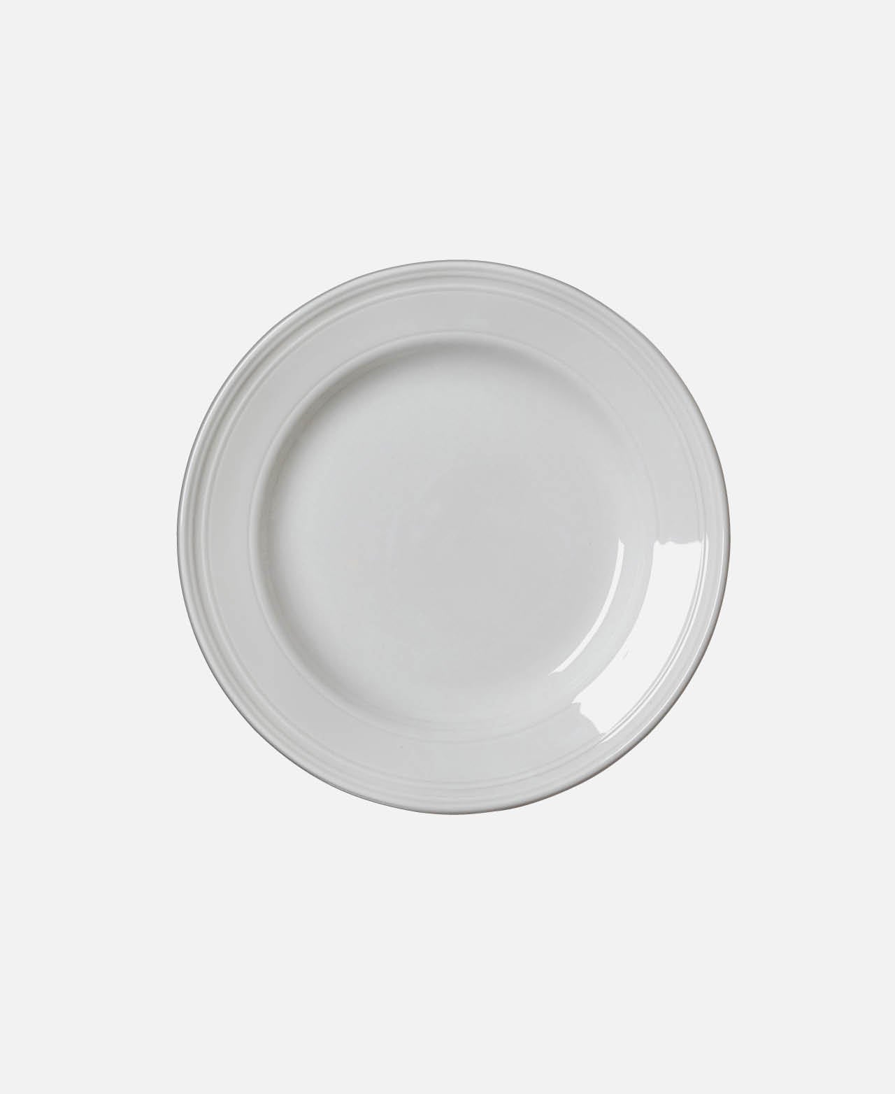 Plato Llano Bead - Blanco