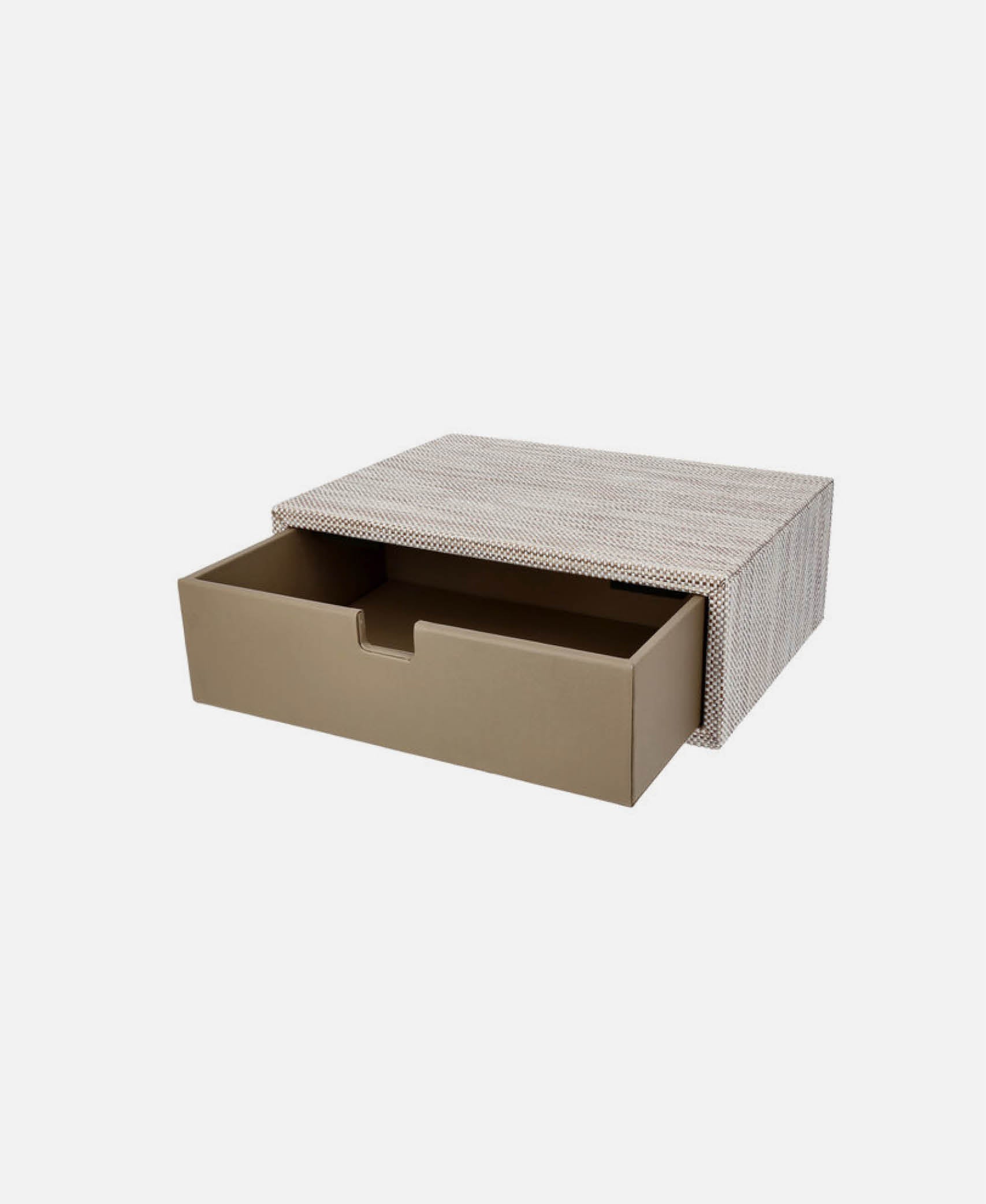 Bandeja con cajón Tribe - Marrón