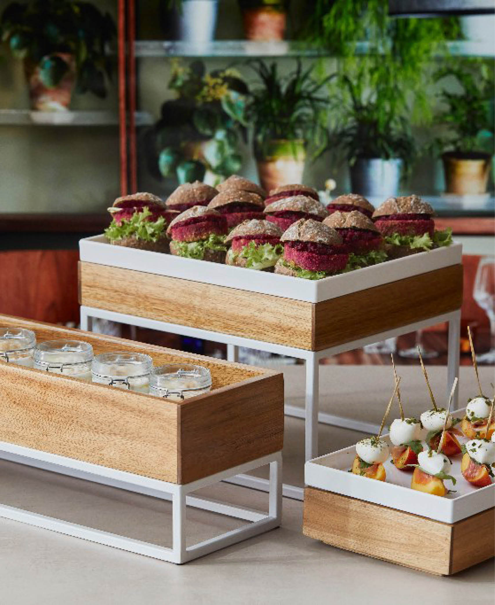 Caja alargada buffet  - Marrón
