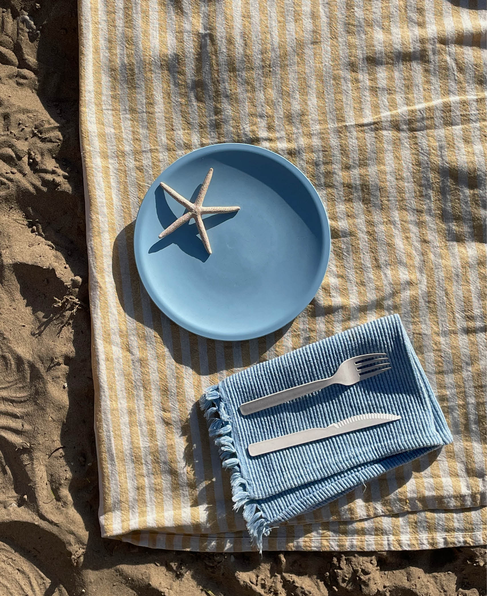 Plato Llano - Azul