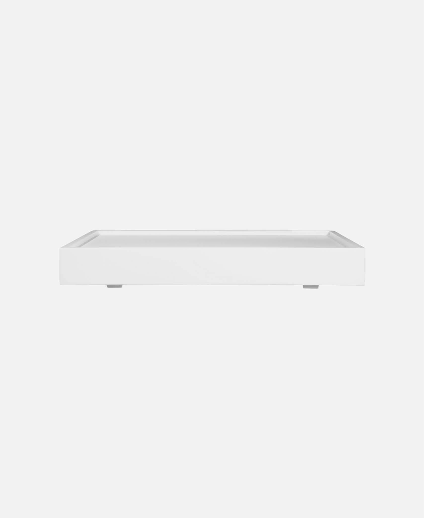Caja Grande Con Tapa GN 1/1 Ice - Blanco 53 x 32,5 h 7,5 cm