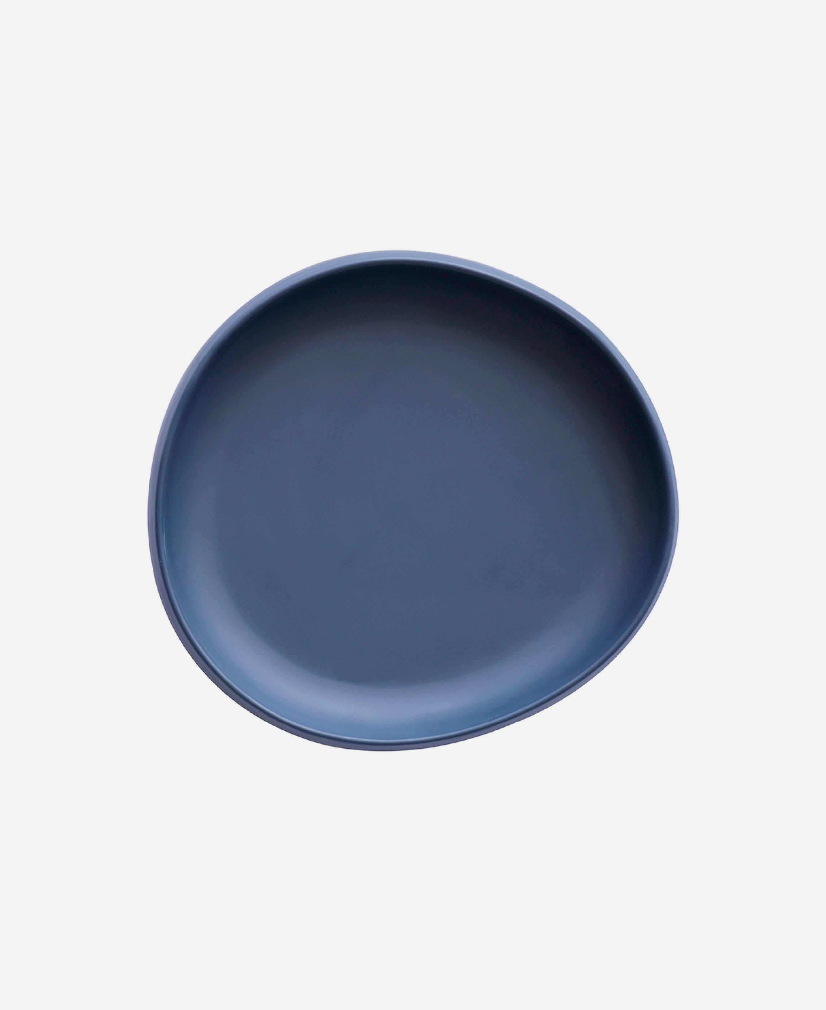 Clouds Plate - Navy Blue