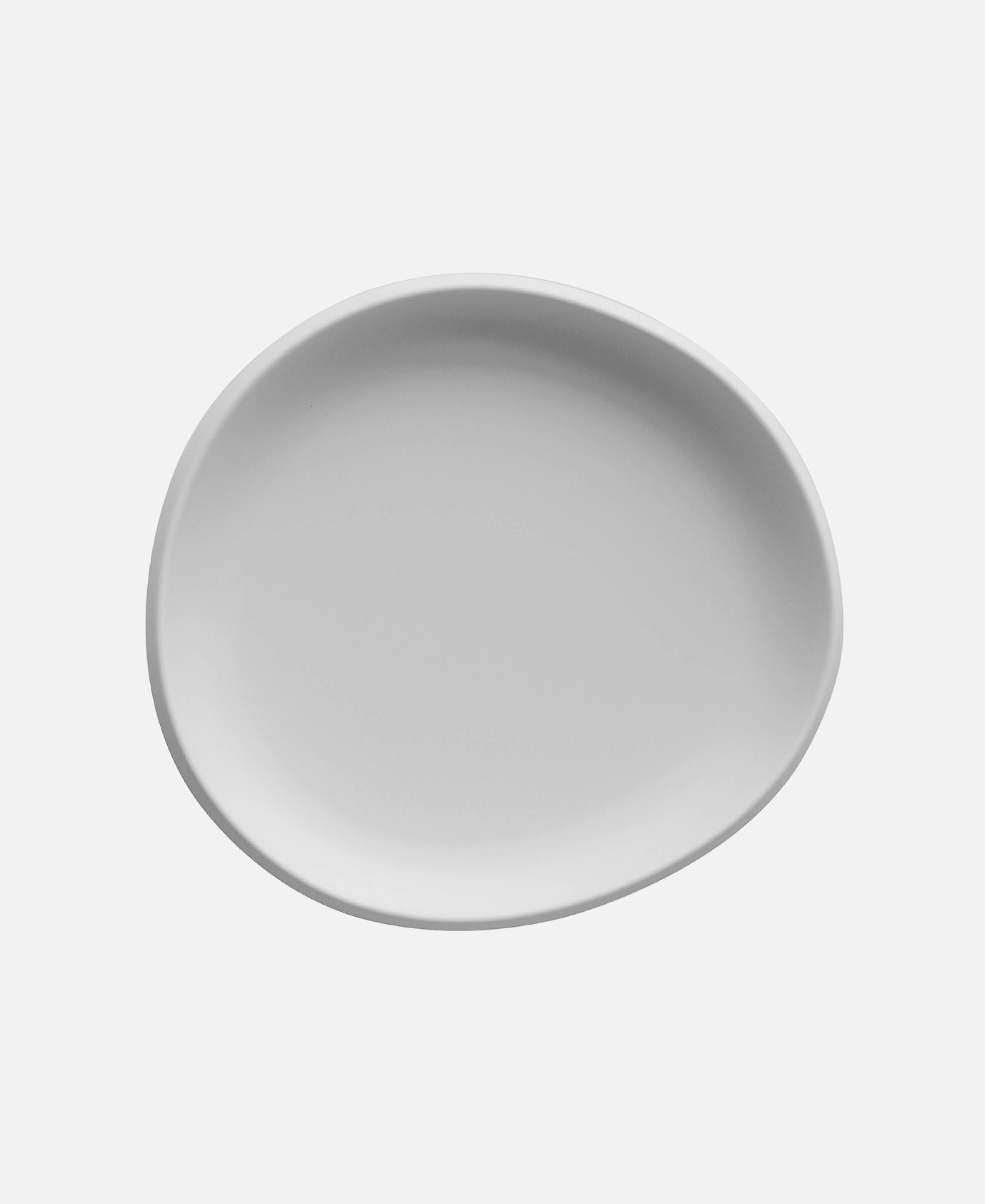 Clouds Plate - White