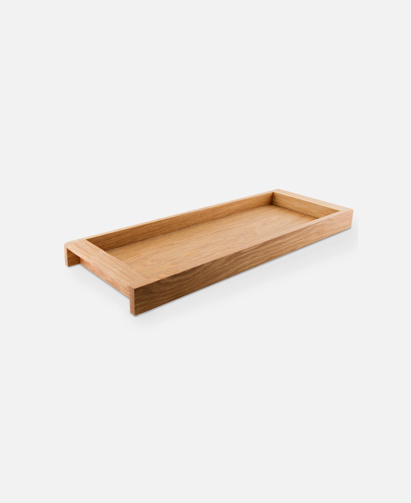 Bandeja Estrecha Bonsai - Roble 22 x 5 cm