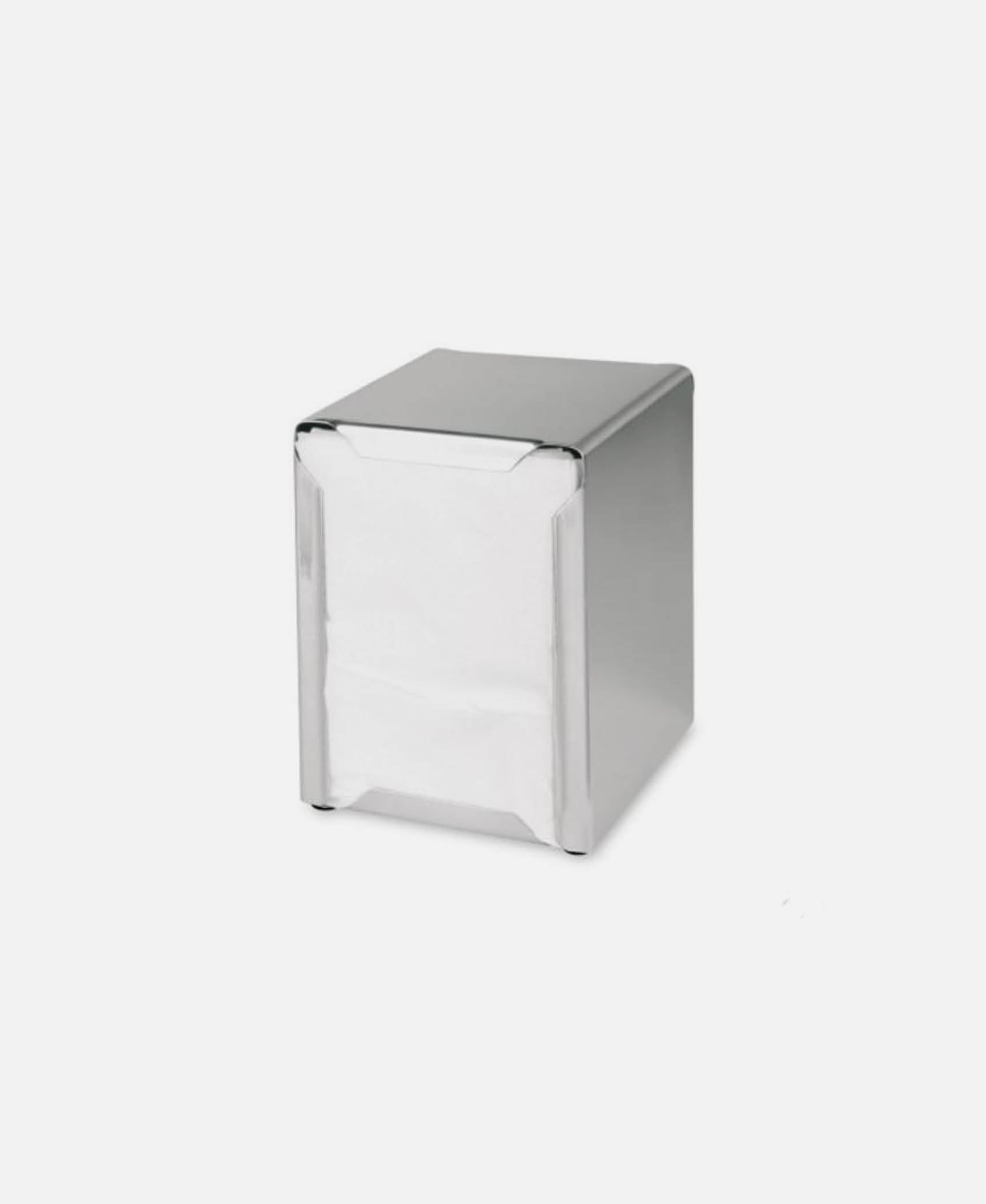 Servilletero - Inox 9,5 x 12,5 h 9,5 cm