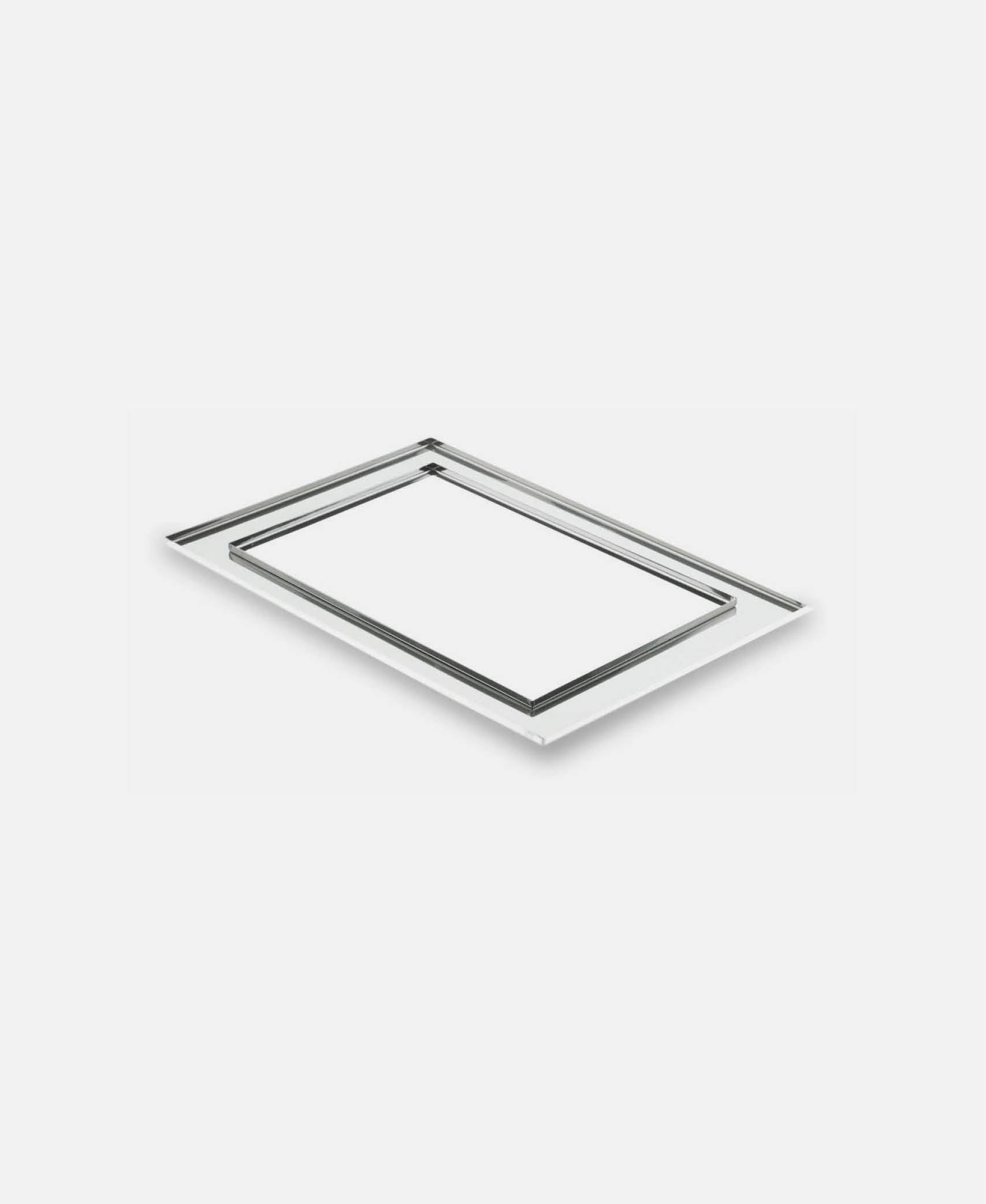 Bandeja Servicio Rectangular - Inox 40 x 60 cm