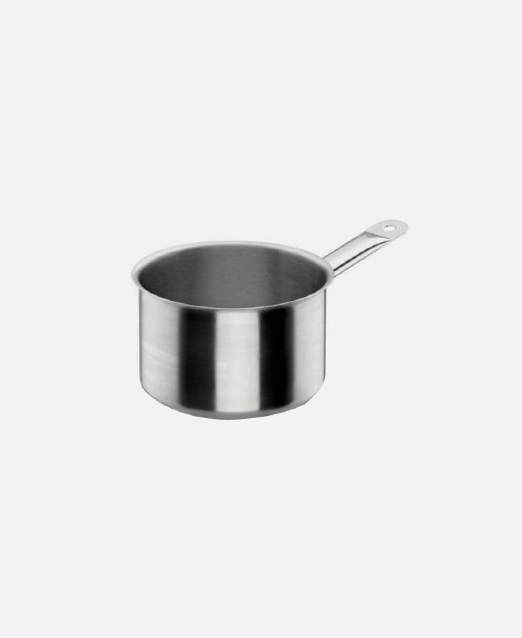 Cazo Recto Alto - Inox Ø 16 cm