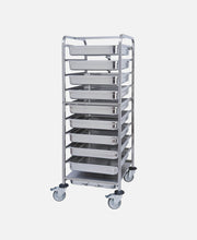Carro Descongelación GN 2/1 9 Guías - Inox 66,5 x 75,5 h 172 cm