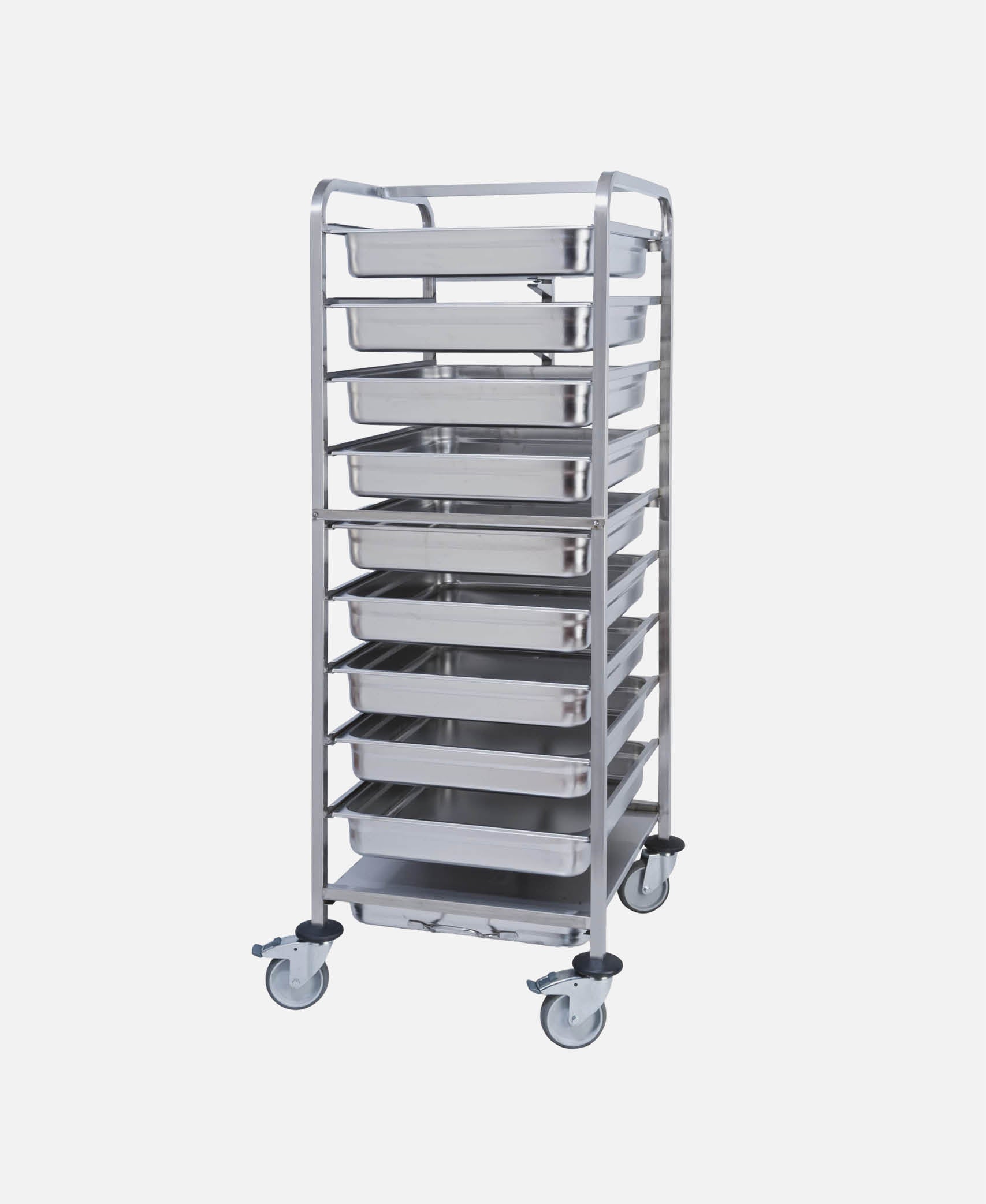 Carro Descongelación GN 2/1 9 Guías - Inox 66,5 x 75,5 h 172 cm