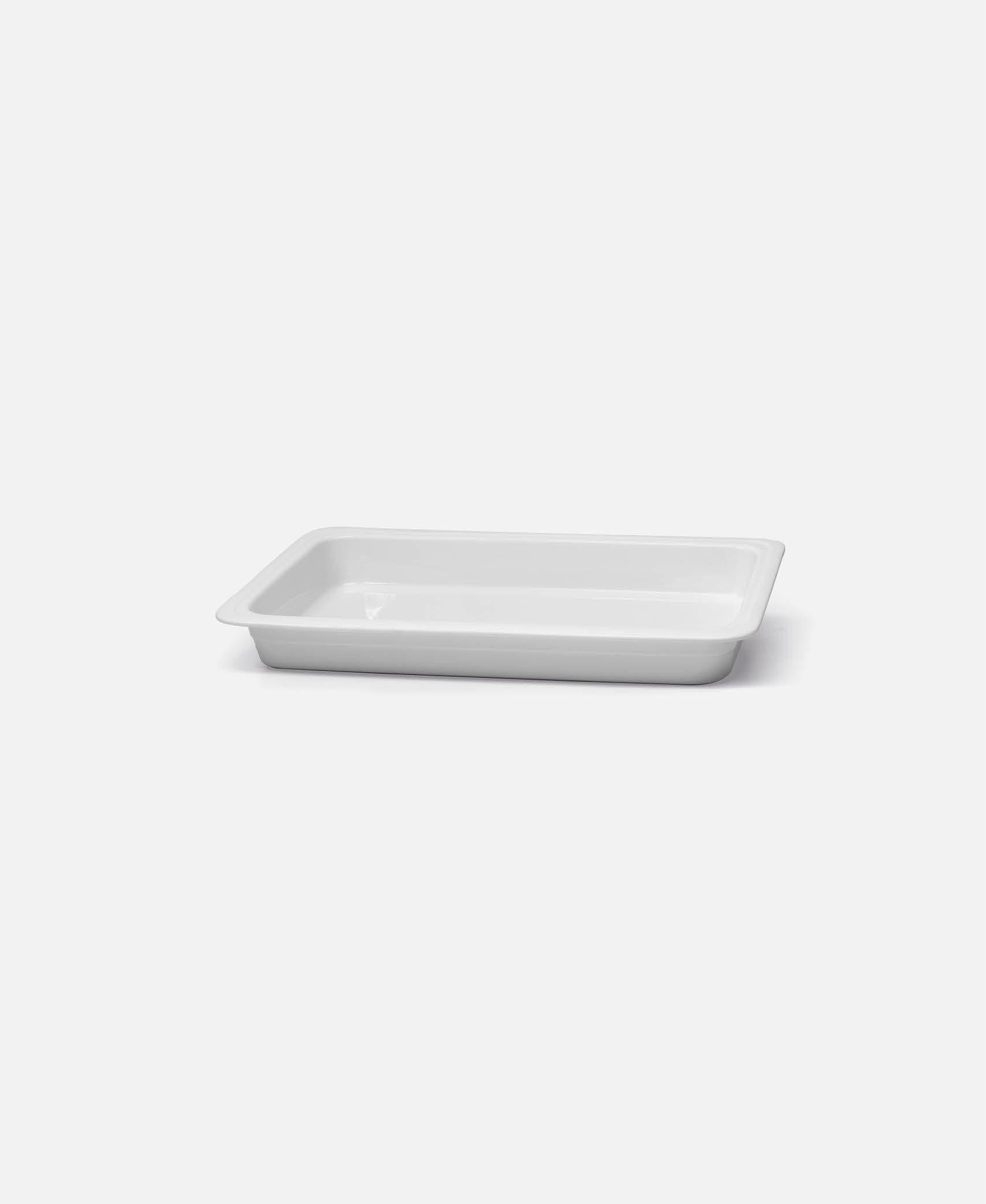 Cubeta rectangular - Blanco