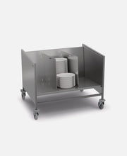 Carro platos doble - Inox