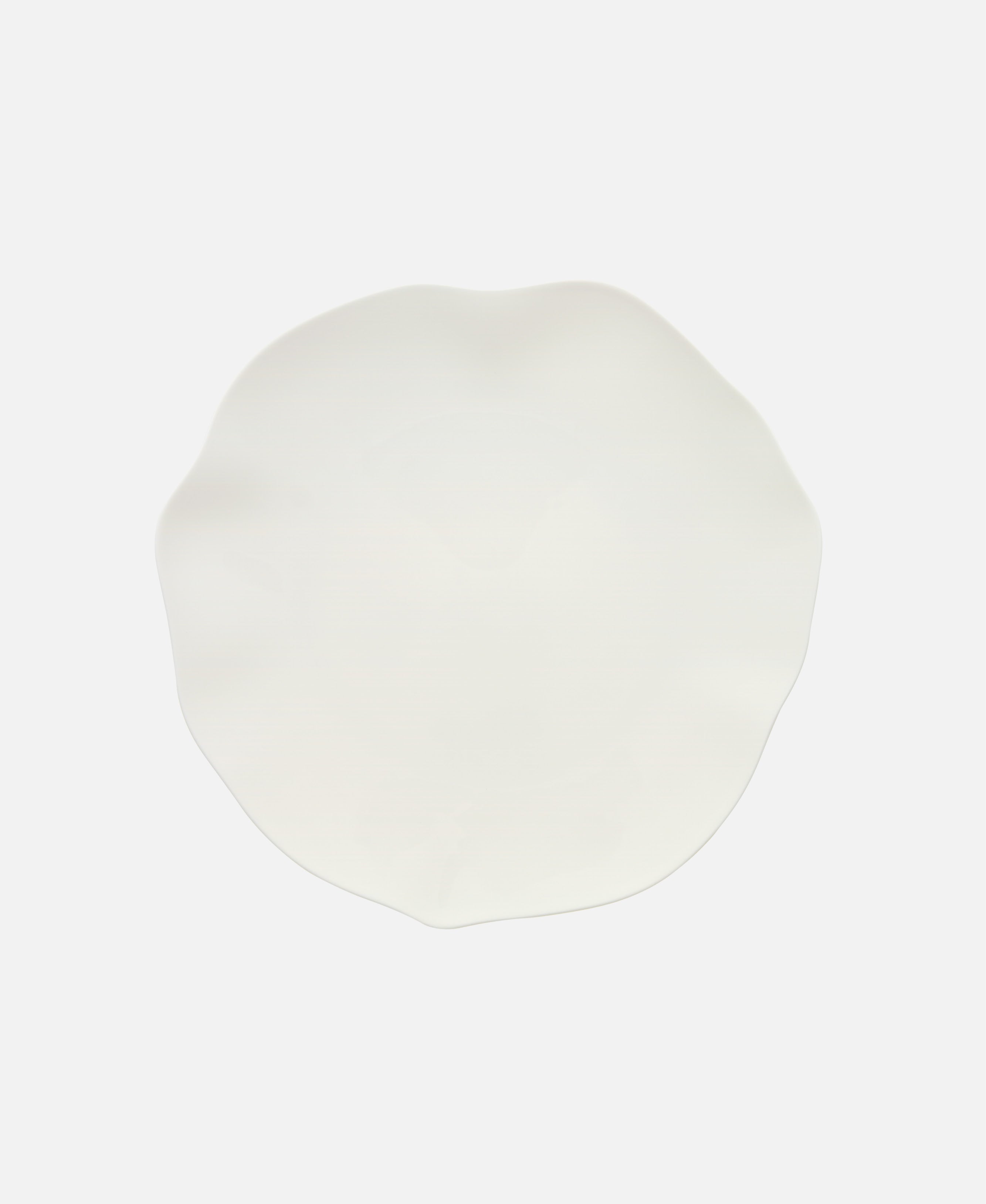 Plato Llano Blossom - Blanco