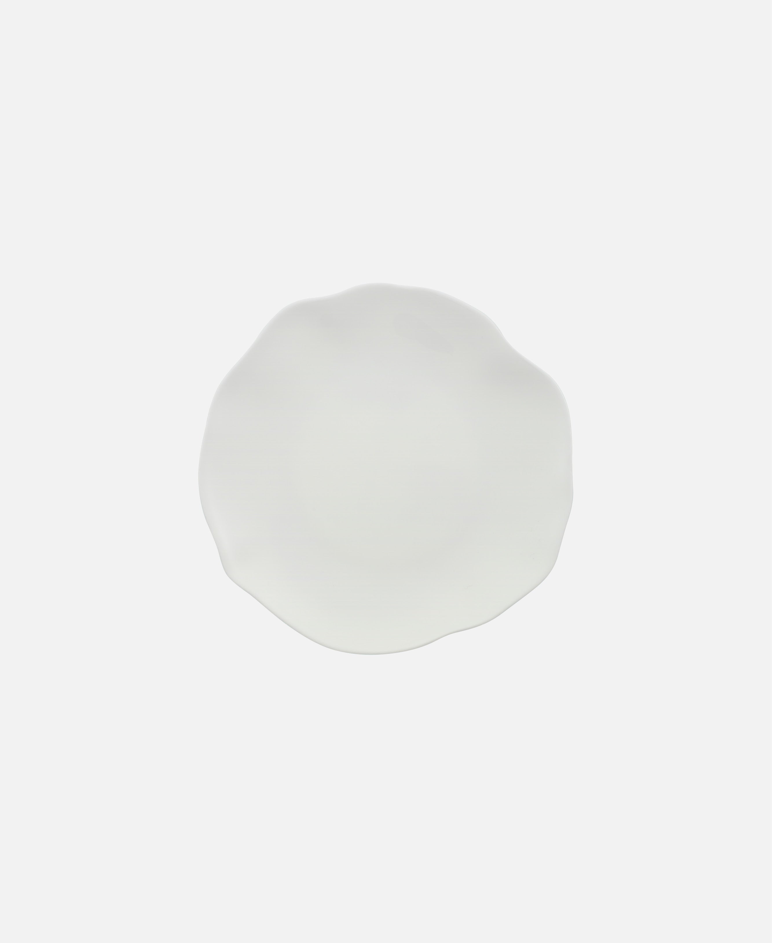 Plato Llano Blossom - Blanco