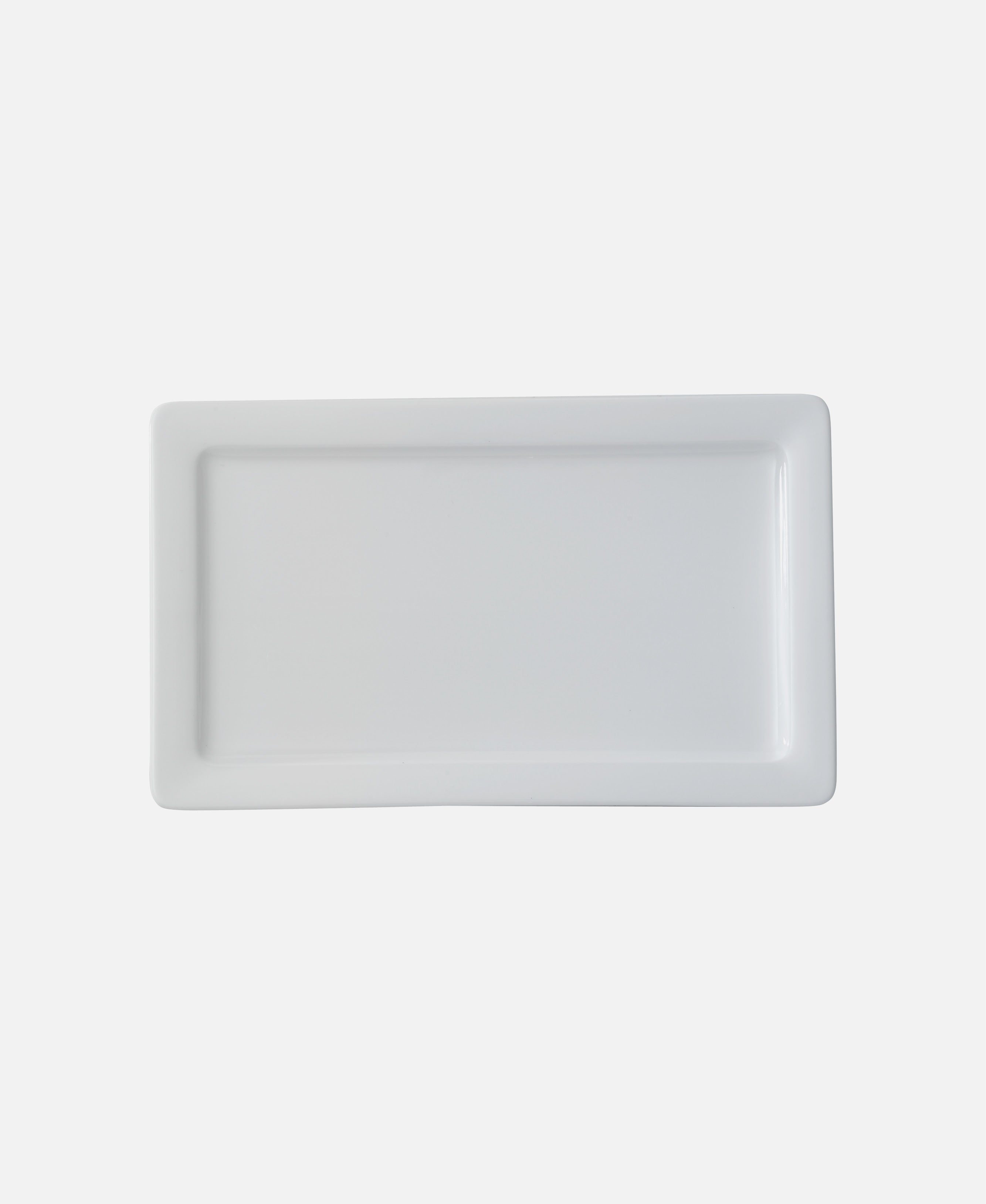 Plato Llano Rectangular GN Affinity - Blanco