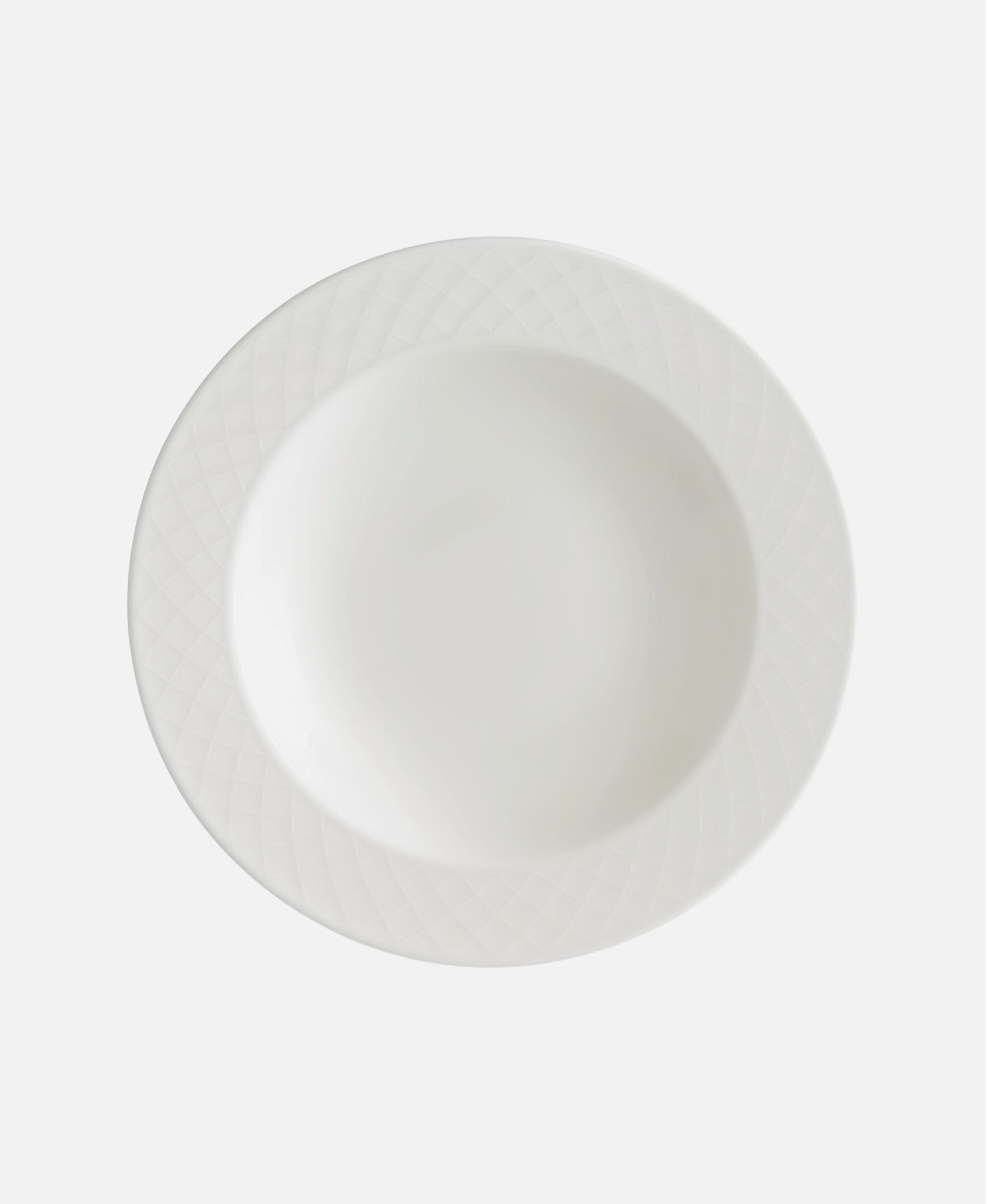 Bella Deep Plate - White