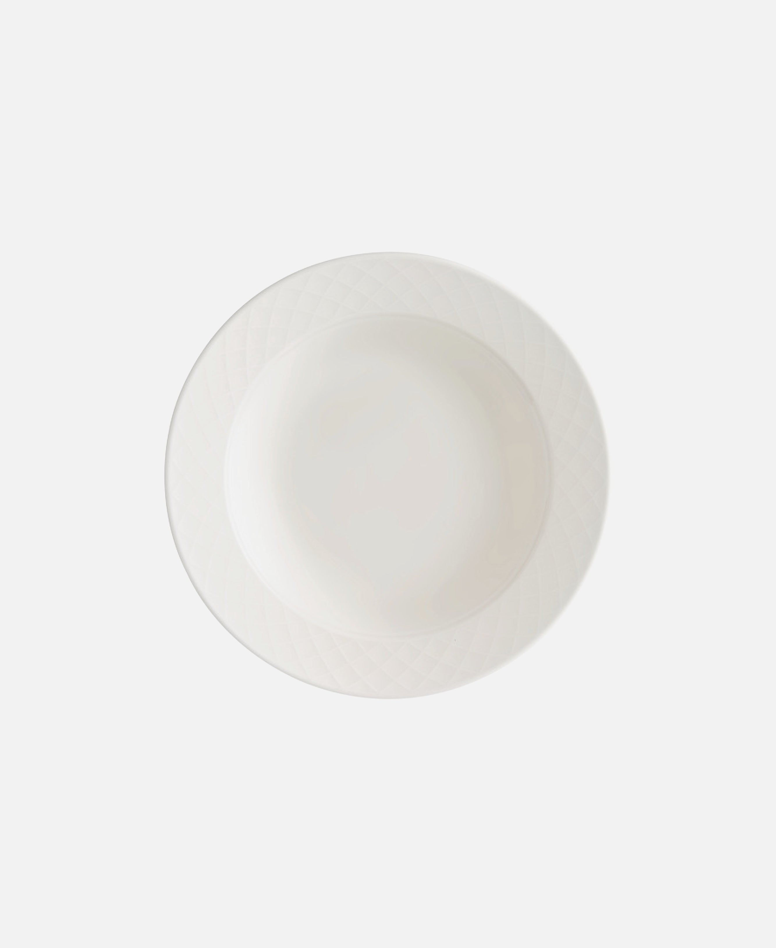 Bella Deep Plate - White