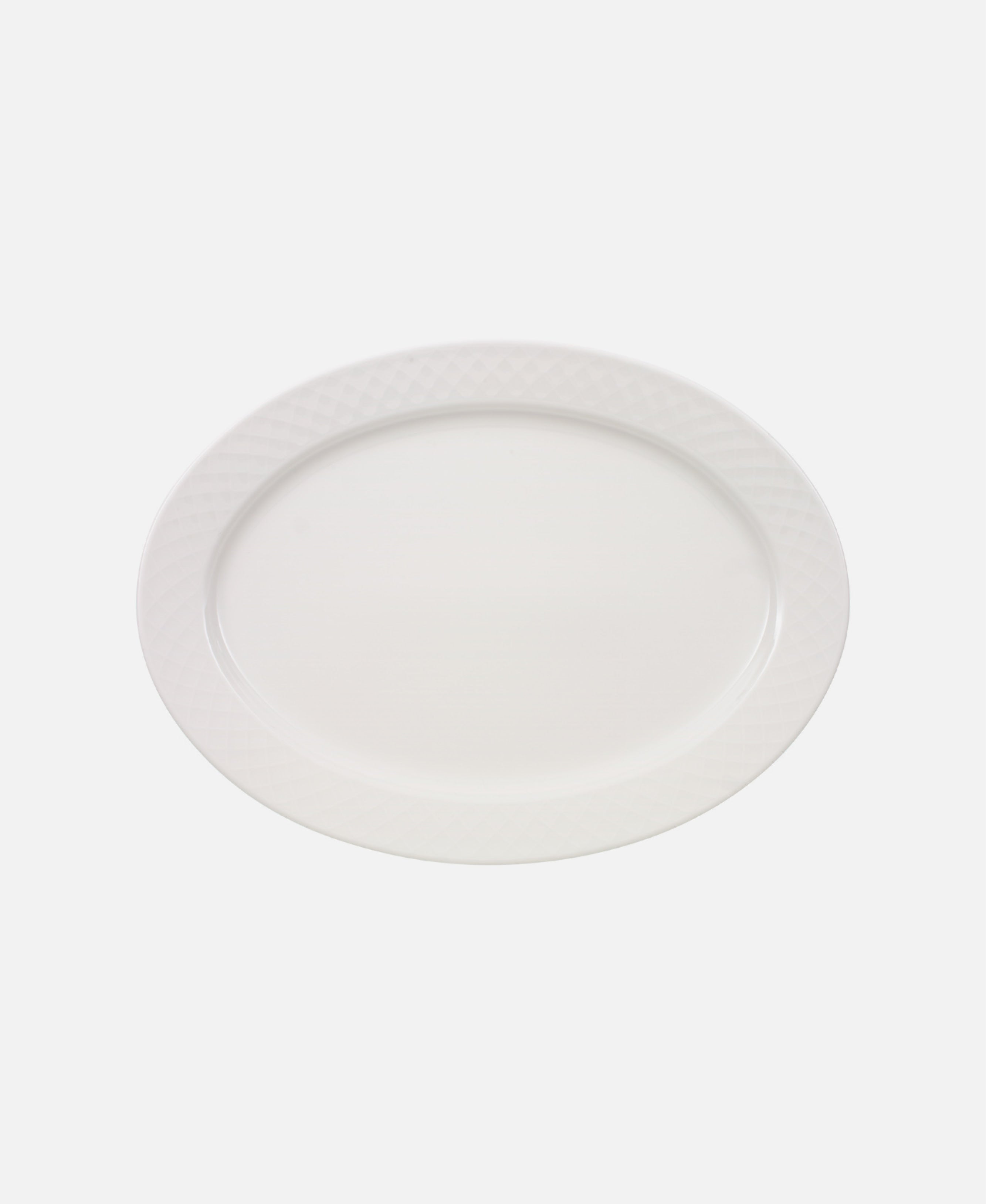 Bella Oval Dinner Plate - White