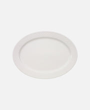 Plato Llano Ovalado Bella - Blanco