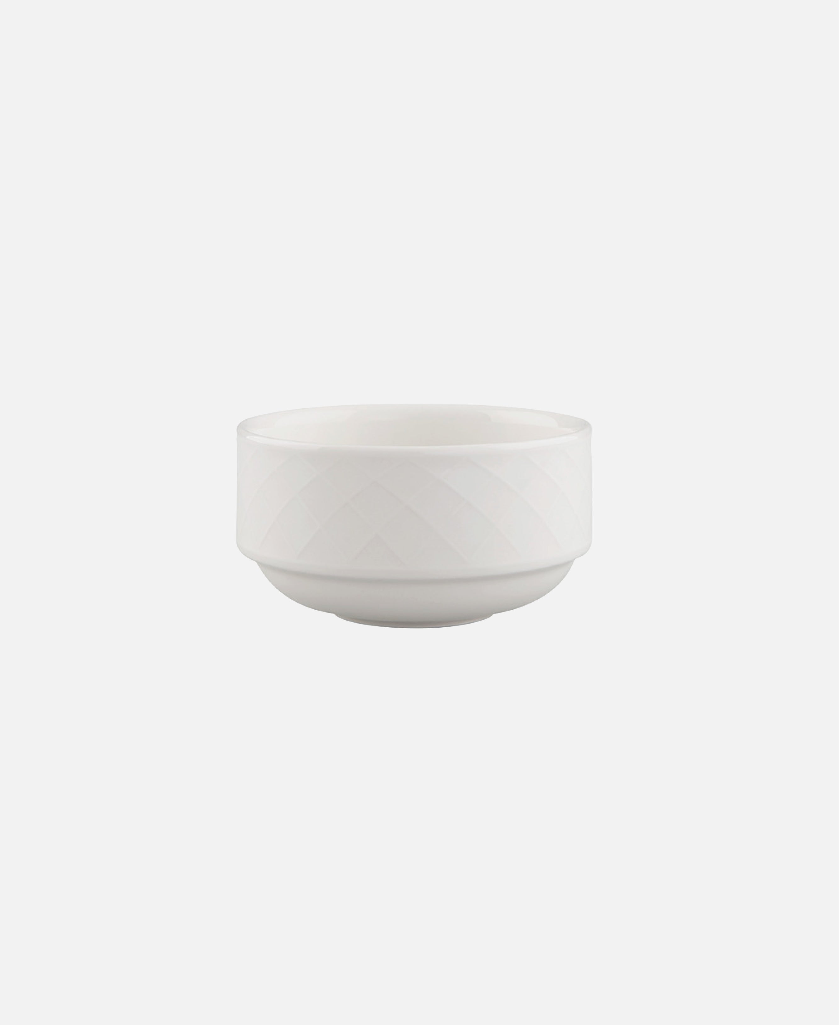 Bella Stackable Soup Bowl Without Handles - White