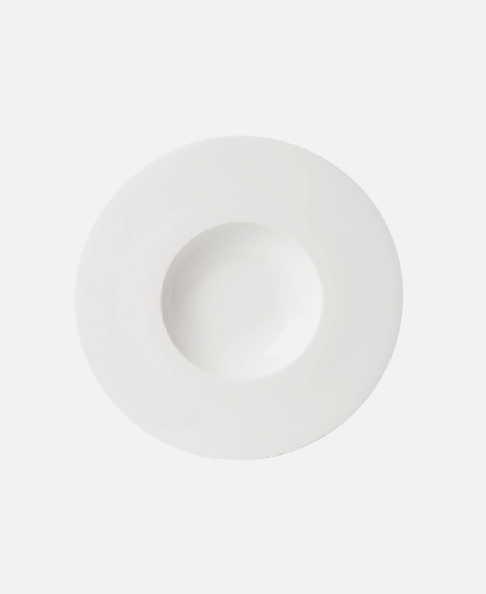 Plato Hondo Ala Ancha Uke - Blanco Hueso Ø 31 cm
