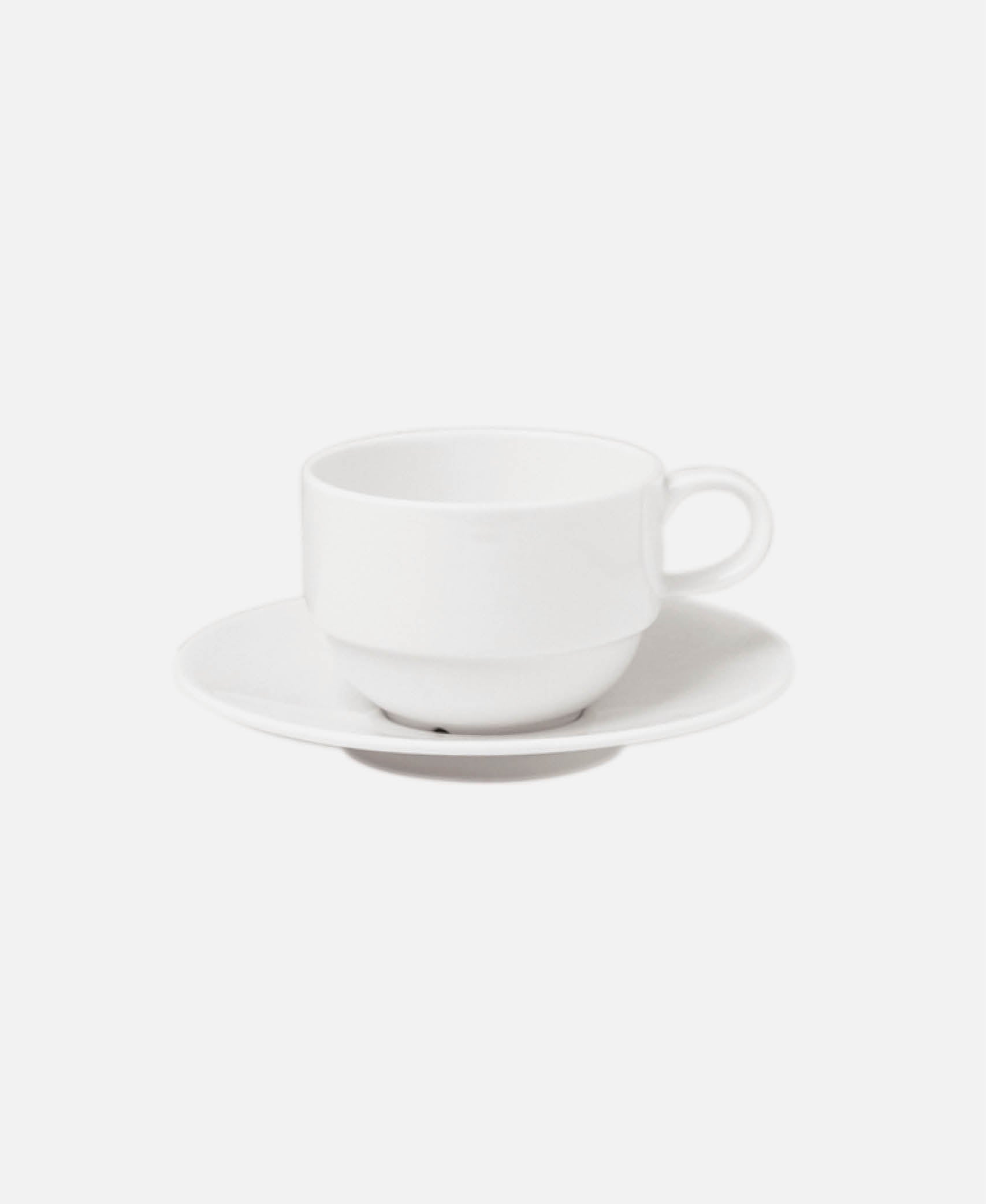 Plato Té Apilable Uke - Blanco Hueso Ø 15,5 cm