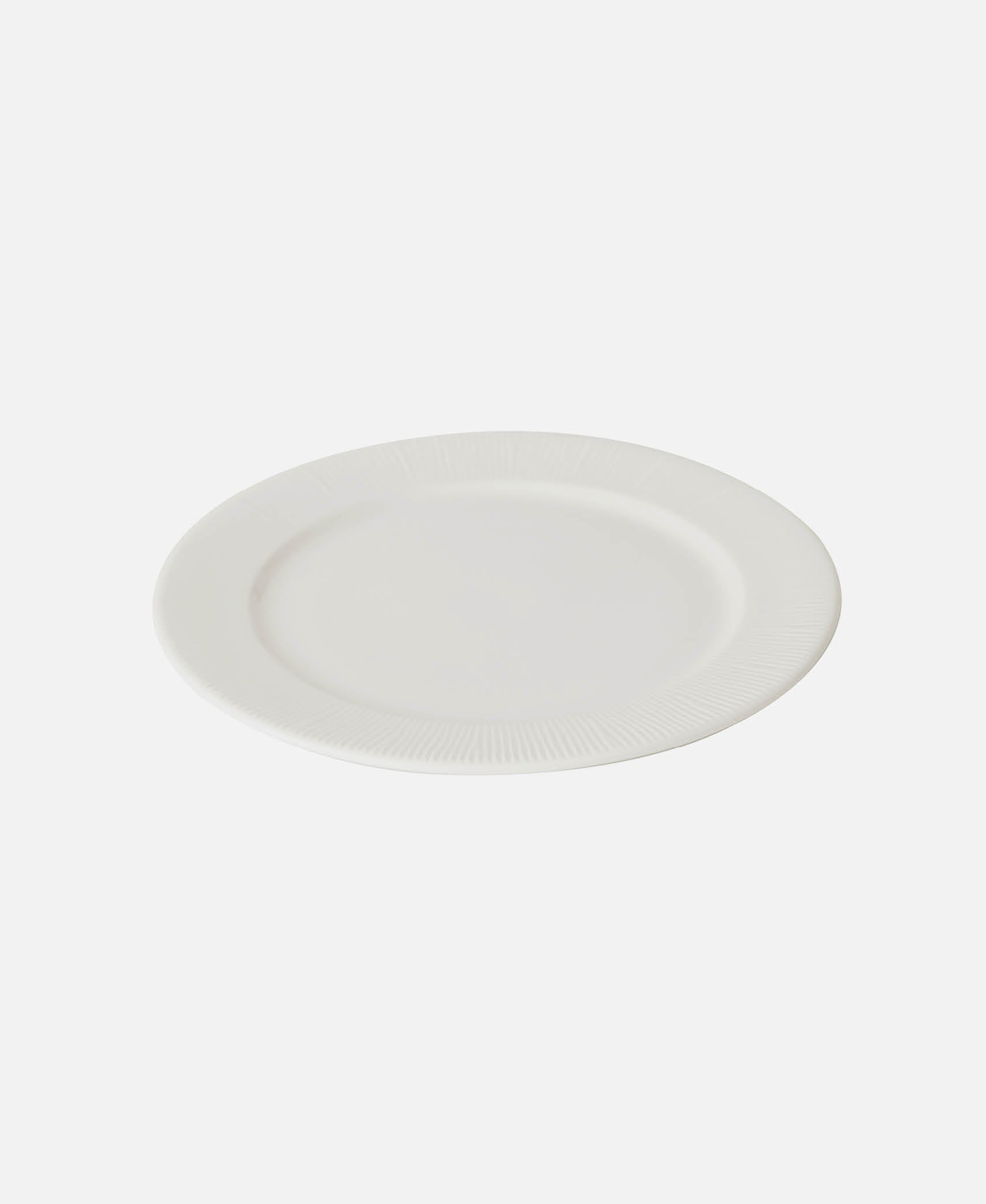 Plato Llano Kami - Blanco Hueso Ø 27 cm