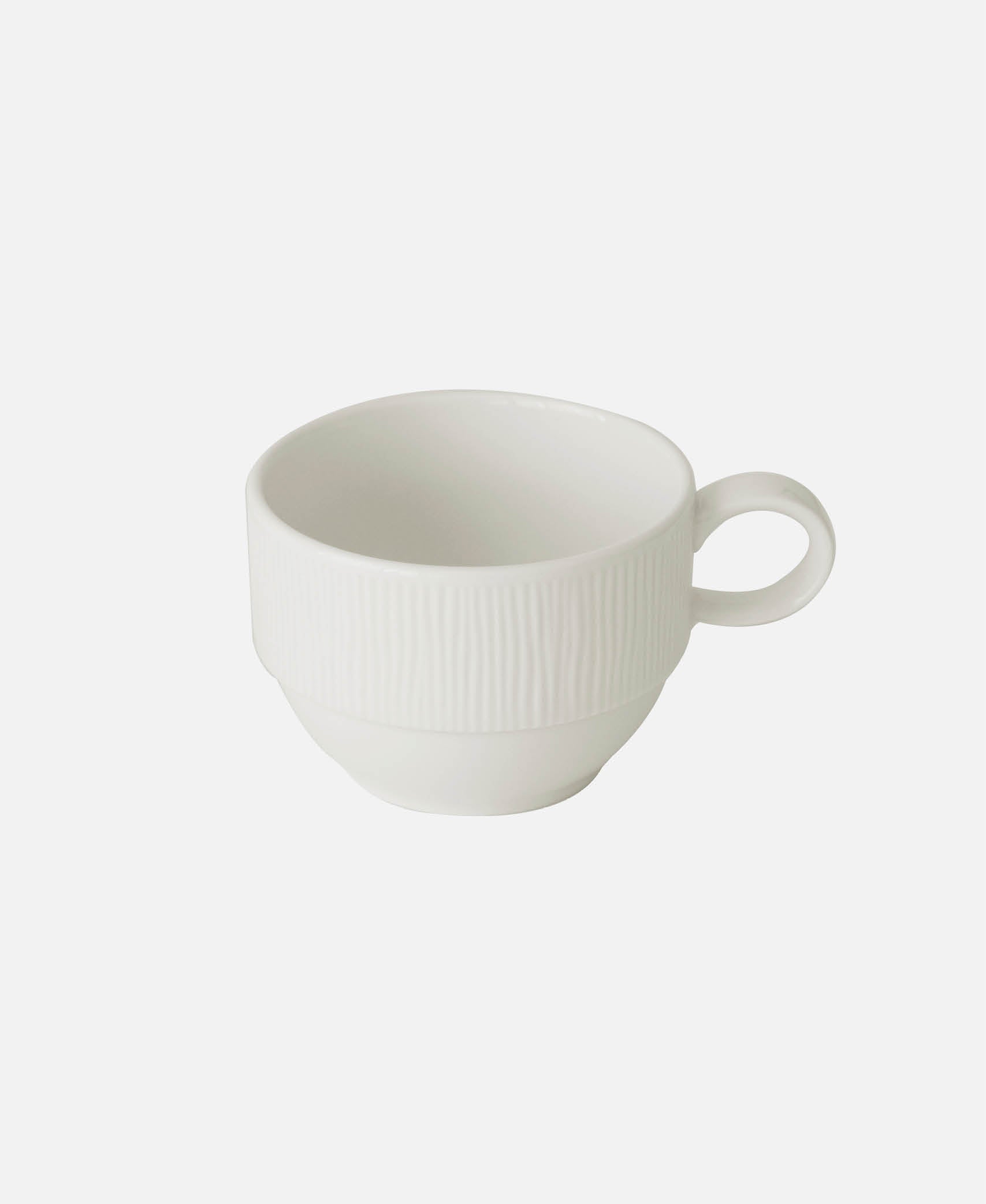 Taza Té Apilable Kami - Blanco Hueso 20 cl