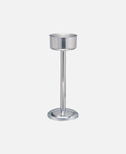 Pie Cubo Champán - Inox Ø 22 x 69 cm