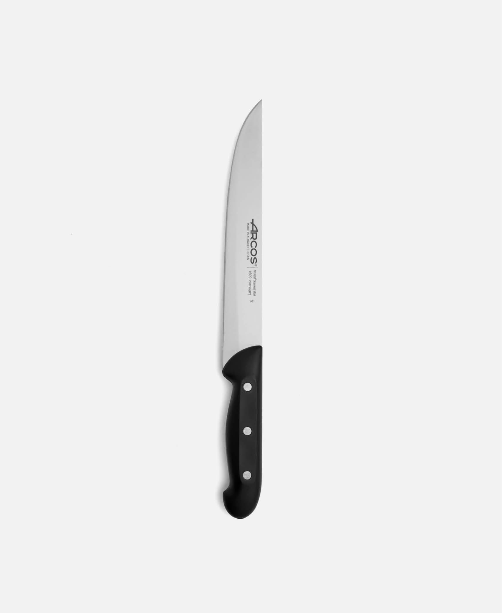 Cuchillo Fiambre - Negro 22 cm