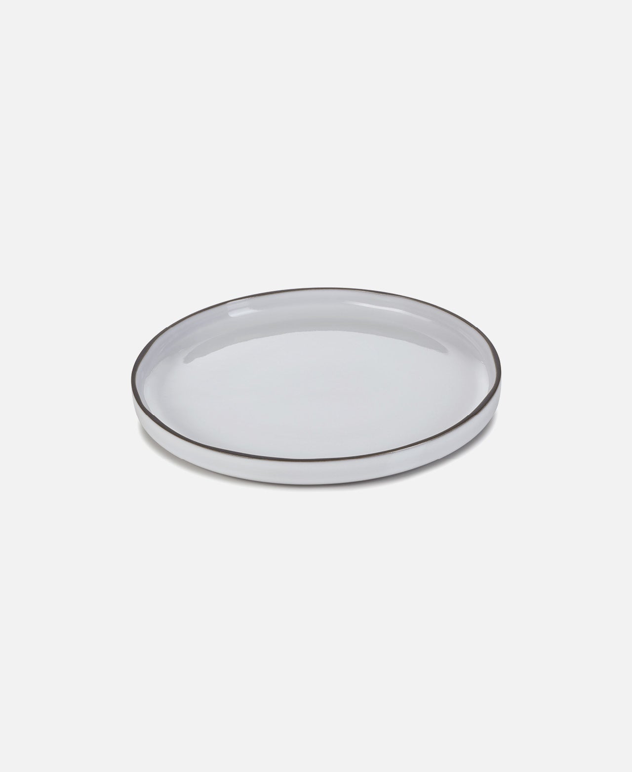 Caractere Round Plate - Cumulus White